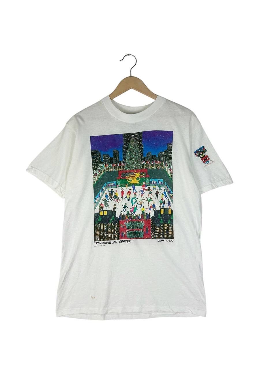 Vintage Vintage 90s Pat singer Painting Art Work, Rockefeller Cnter Size US M / EU 48-50 / 2 - 1 Thumbnail