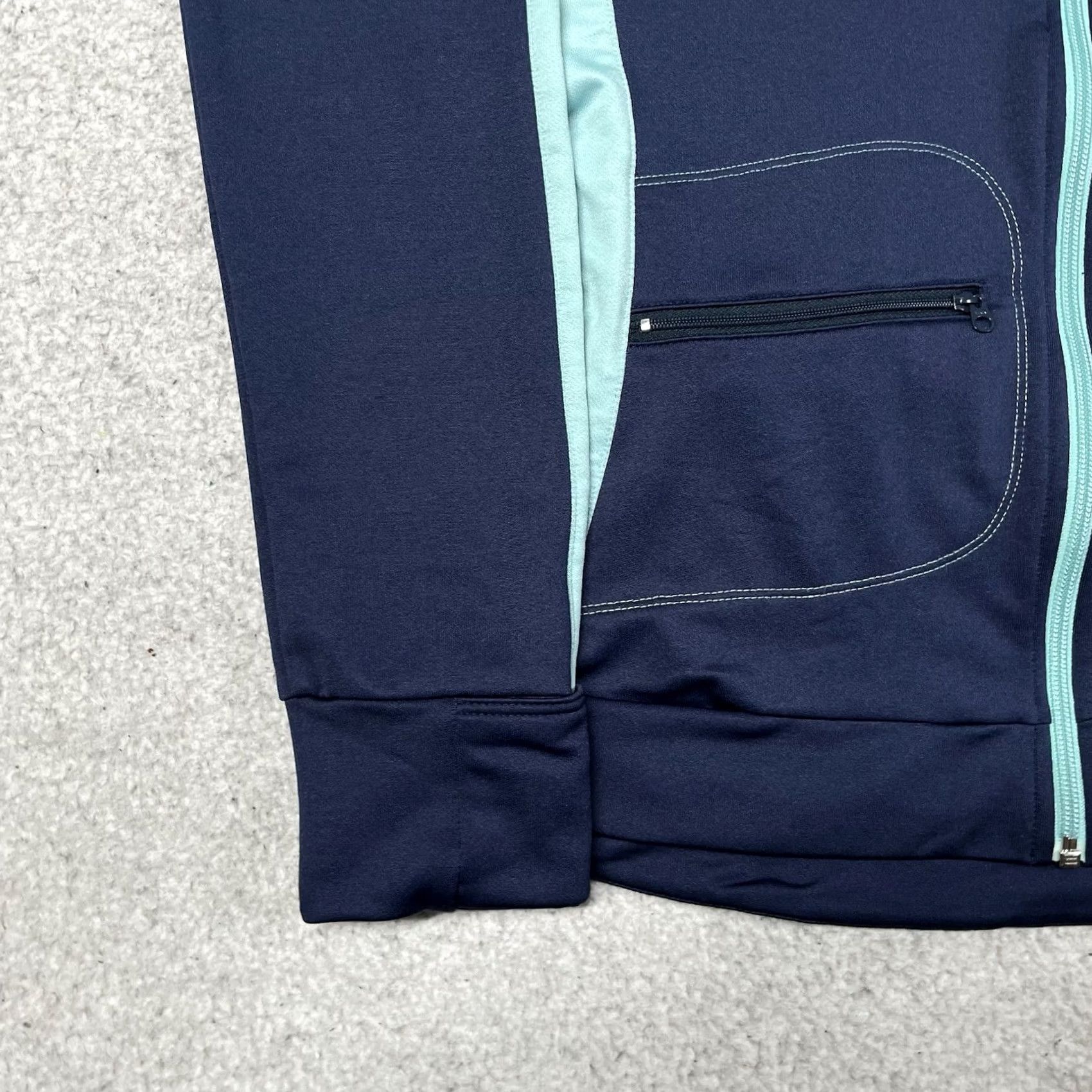 Alo Alo Jacket Womens M Blue Full Zip Athletic Activewear Running Yoga Pockets Size M / US 6-8 / IT 42-44 - 4 Thumbnail