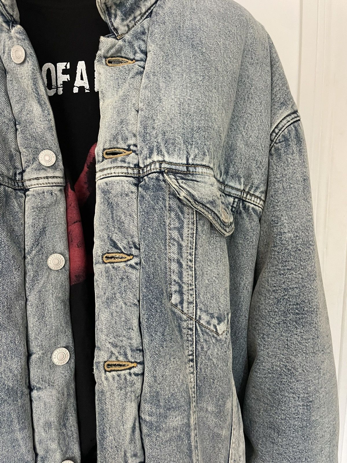 Balenciaga Balenciaga Puffer jean jacket Size US L / EU 52-54 / 3 - 5 Thumbnail