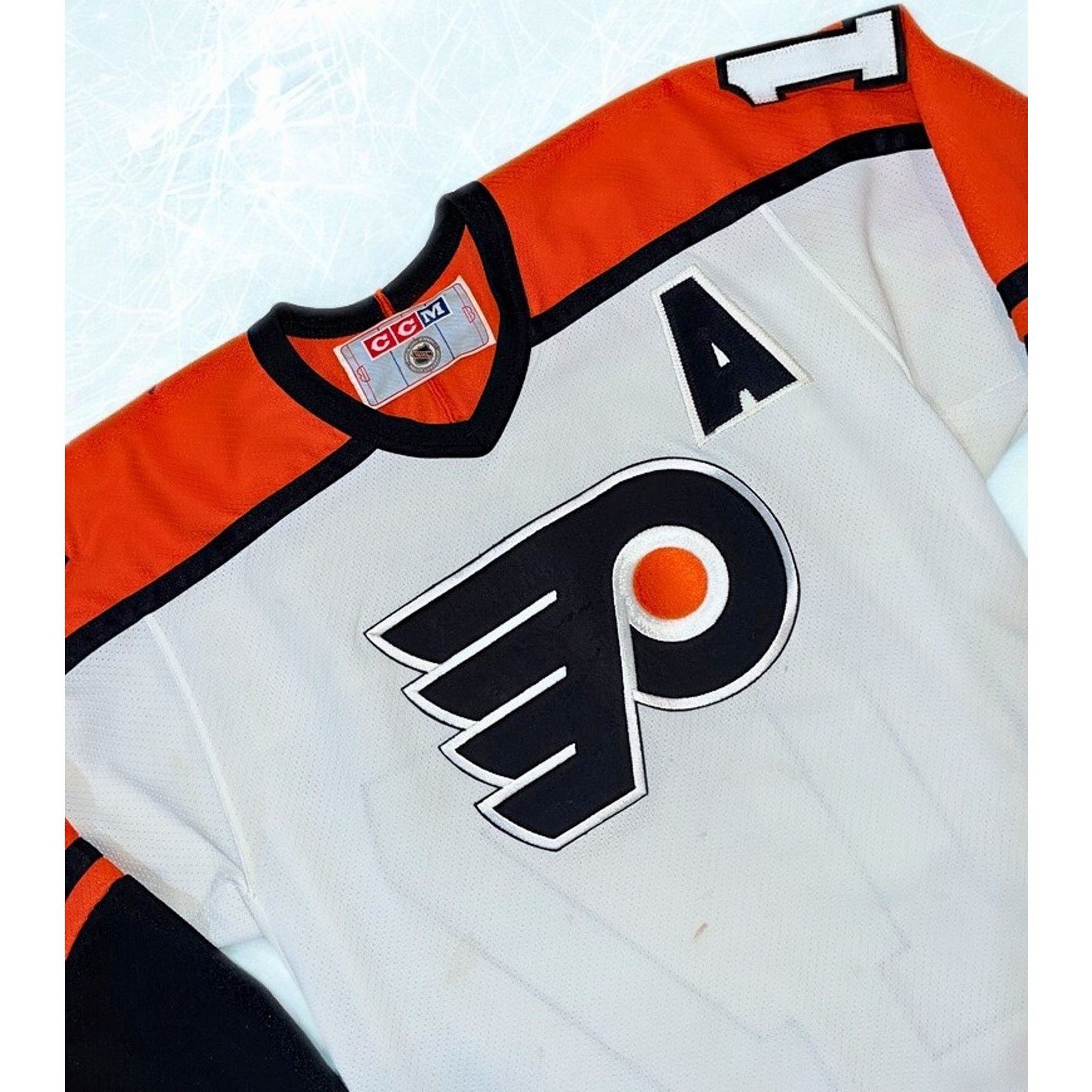 Ccm Philadelphia Flyers Rod Brind’Amour Signed Worn Jersey Size US M / EU 48-50 / 2 - 5 Thumbnail