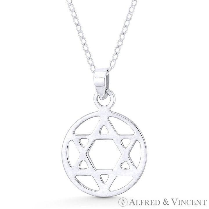 Other Star of David / Jewish Magen Charm & Circle Pendant Size ONE SIZE - 1 Preview