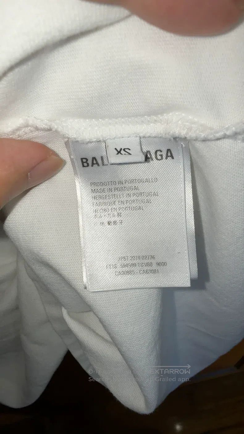 Balenciaga Balenciaga White Wheat T-Shirt Size US XS / EU 42 / 0 - 5 Thumbnail