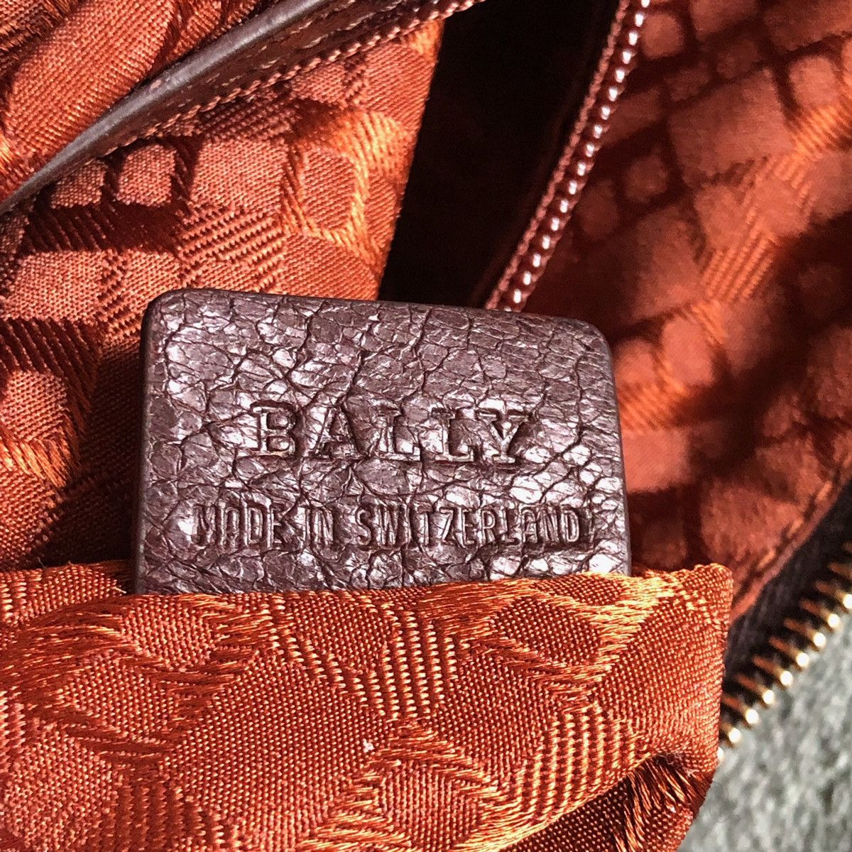 Bally BALLY Vanishina Brown Leather Handbag Shoulder Bag Size ONE SIZE - 11 Thumbnail