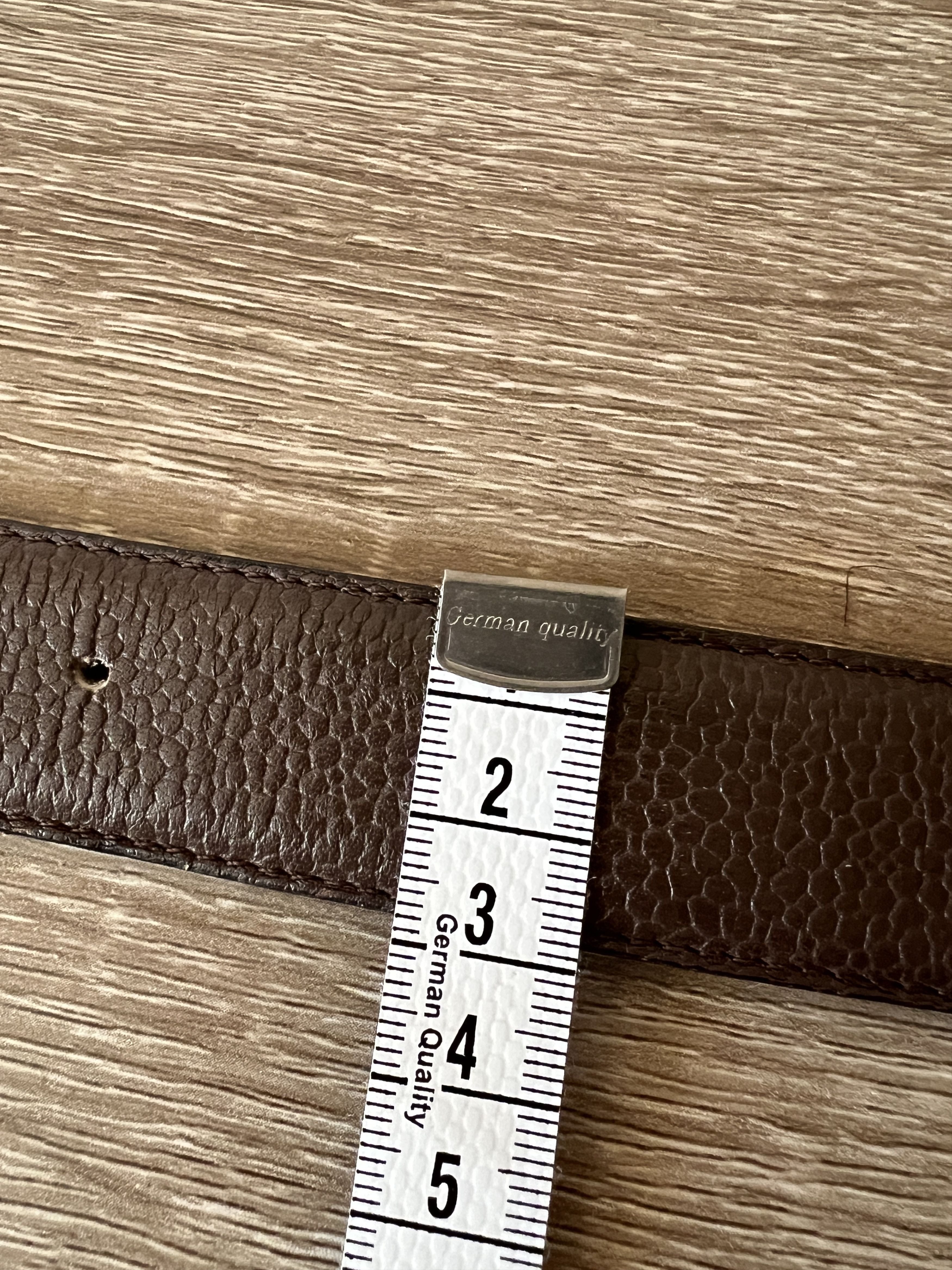 Lanvin Vintage Lanvin Paris Brown Leather Belt France Size ONE SIZE - 12 Thumbnail