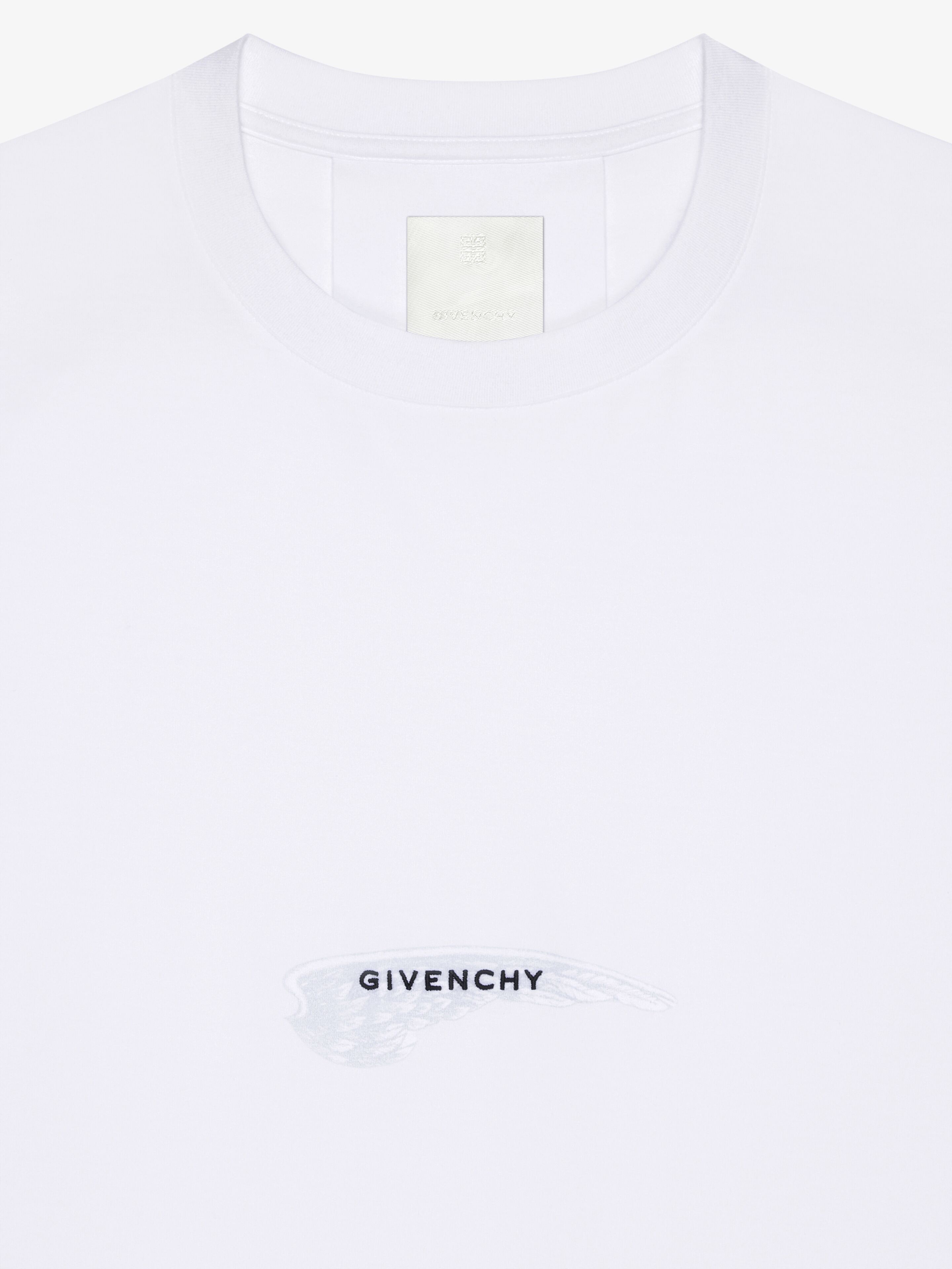 Givenchy o1w1db10925 Standard Short Sleeve T-Shirt in White Size US M / EU 48-50 / 2 - 2 Thumbnail