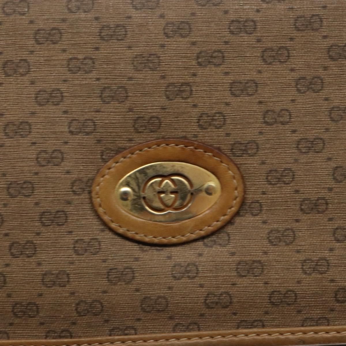 Gucci GUCCI Micro GG Supreme Shoulder Bag Pvc Beige Gold Size ONE SIZE - 16 Thumbnail