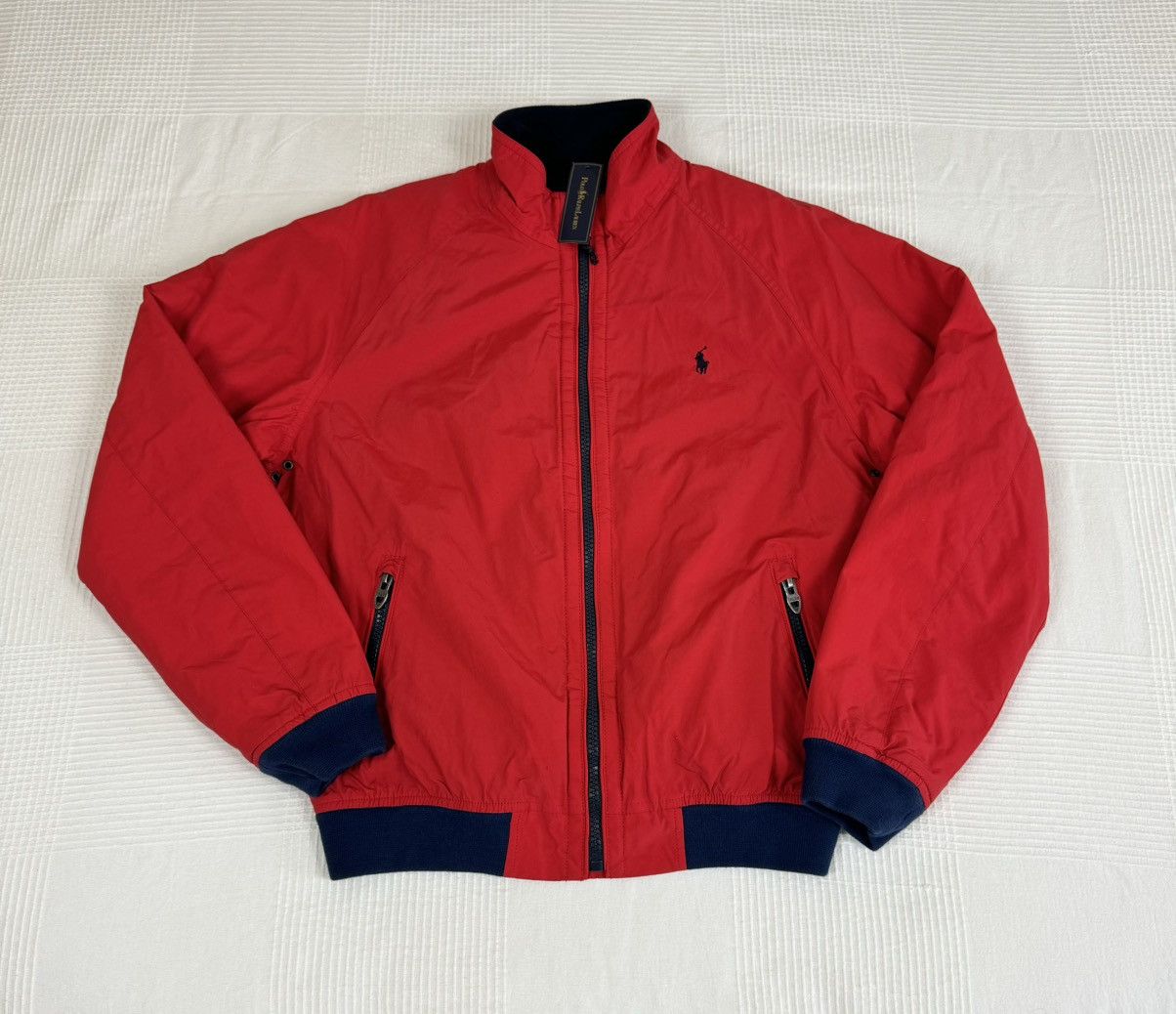 image of Polo Ralph Laurent Red Soft Shell Jacket Large, Men's