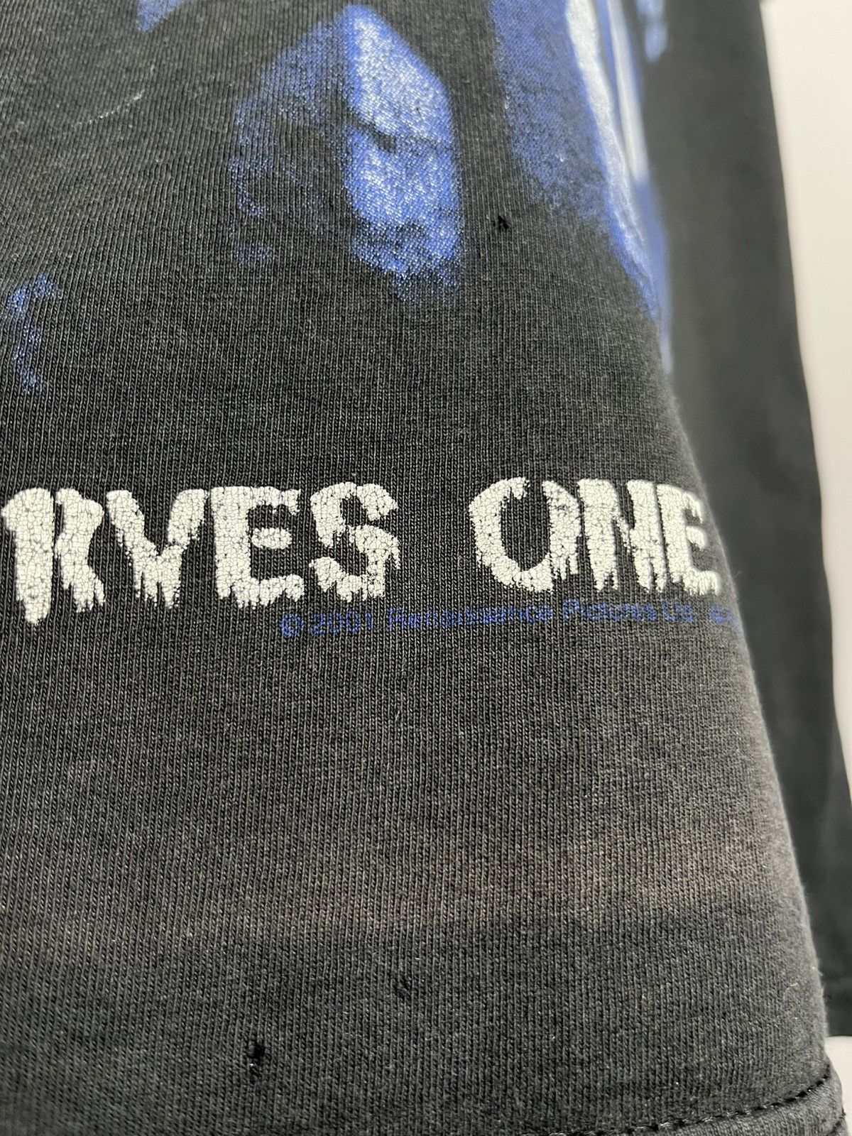 Fruit Of The Loom 2001 Vintage 90's Halloween Michael Myers tee shirt boxy fit Size US M / EU 48-50 / 2 - 9 Thumbnail