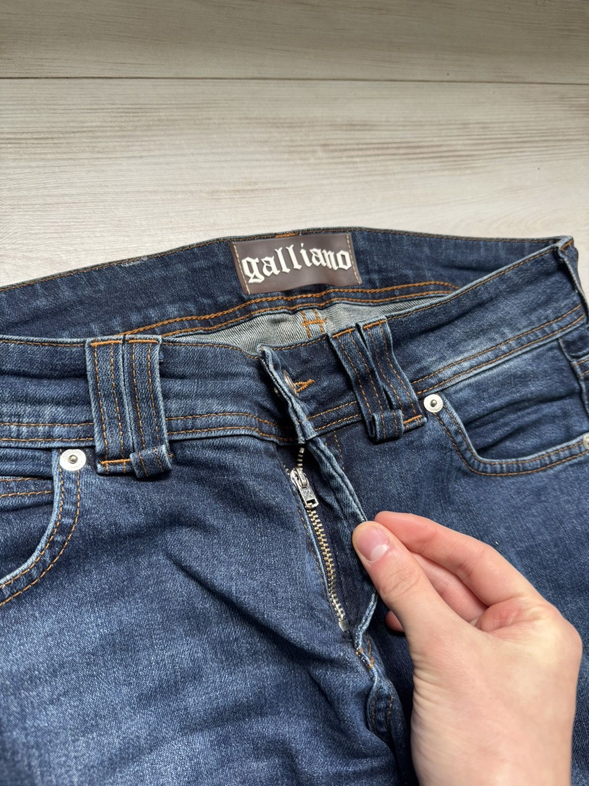 John Galliano John Galliano slim Jeans Italy Hedi slimane style Size US 29 - 8 Thumbnail
