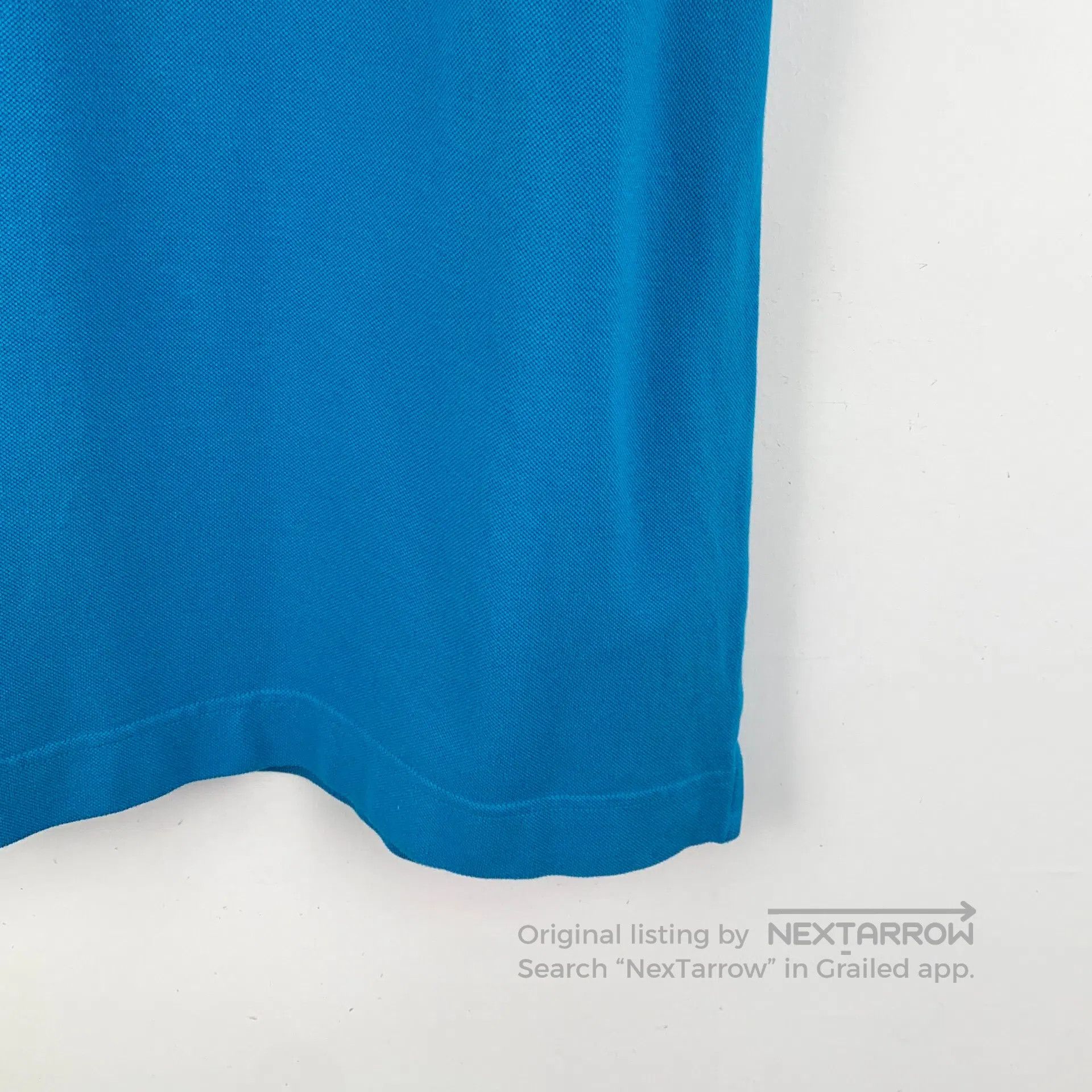 Ermenegildo Zegna Zegna Blue Logo Letter Embroidery Cotton Collar Short Slee Size US S / EU 44-46 / 1 - 4 Thumbnail