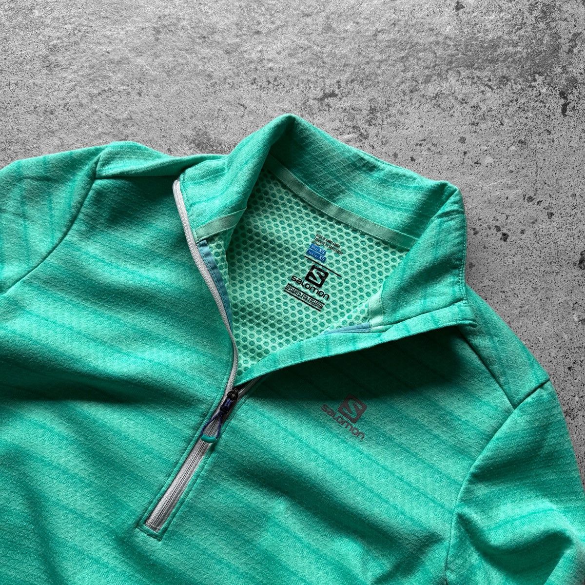 Salomon Salomon Womens Lightweight Aqua LS Top Half Zip Size - XS/S Size XS / US 0-2 / IT 36-38 - 5 Thumbnail
