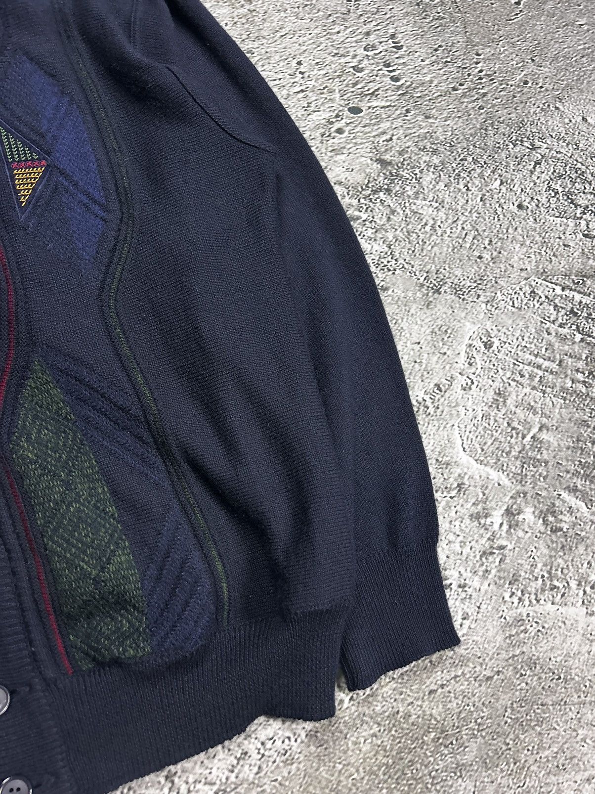 Vintage Gilberto vintage cardigan sweater Coogi style cable knit Size US L / EU 52-54 / 3 - 5 Thumbnail