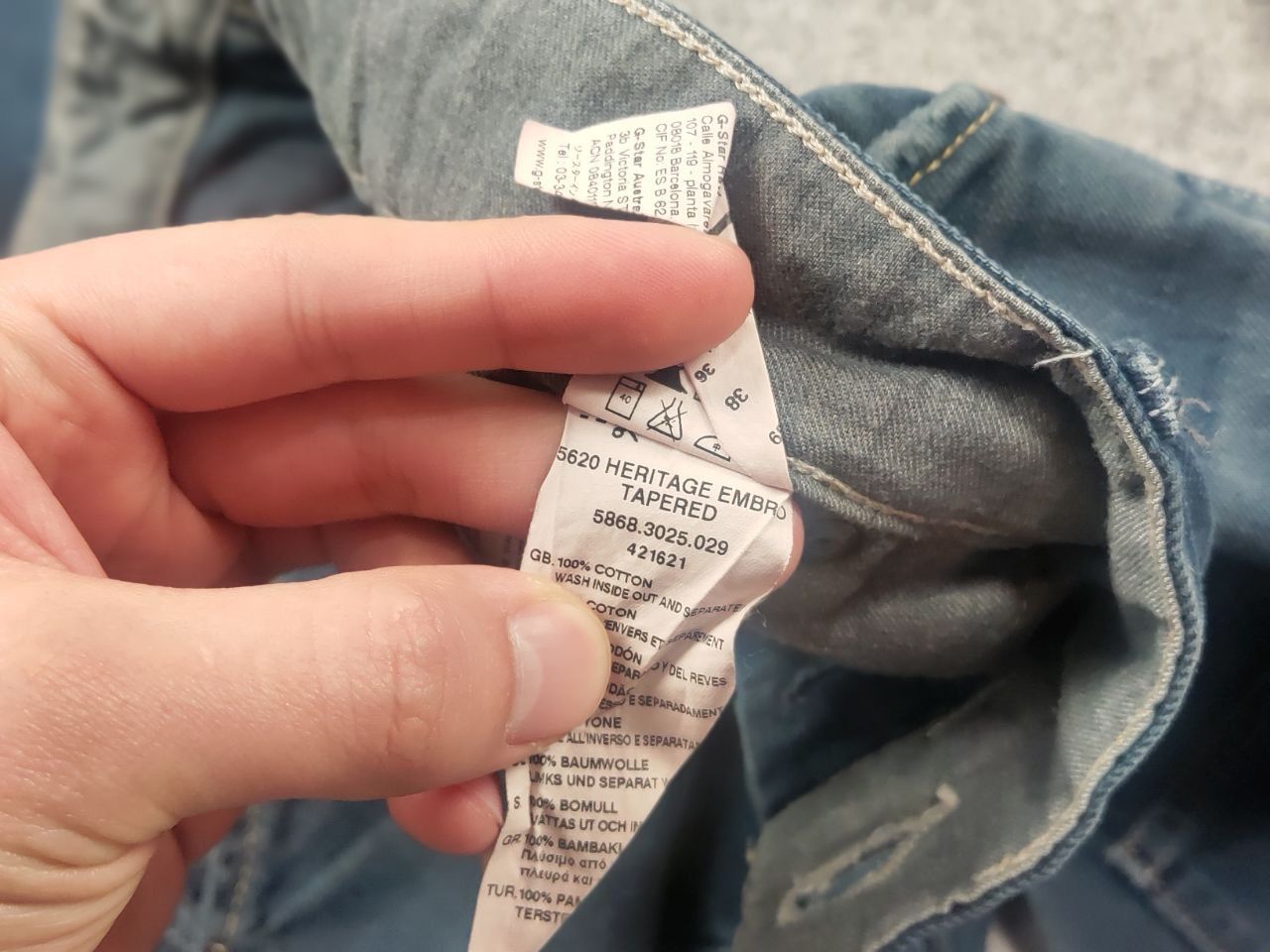 G-Star Vintage g-star raw 5620 heritage embro 96 Denim jeans double Size US 36 / EU 52 - 16 Thumbnail