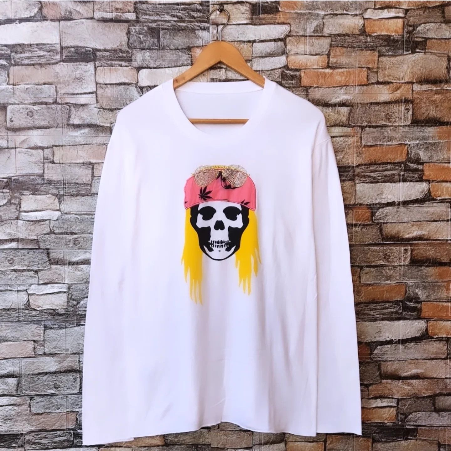 Lucien Pellat-Finet Lucien Pellat Finet Skull Long Sleeve Tshirt Size US L / EU 52-54 / 3 - 1 Thumbnail