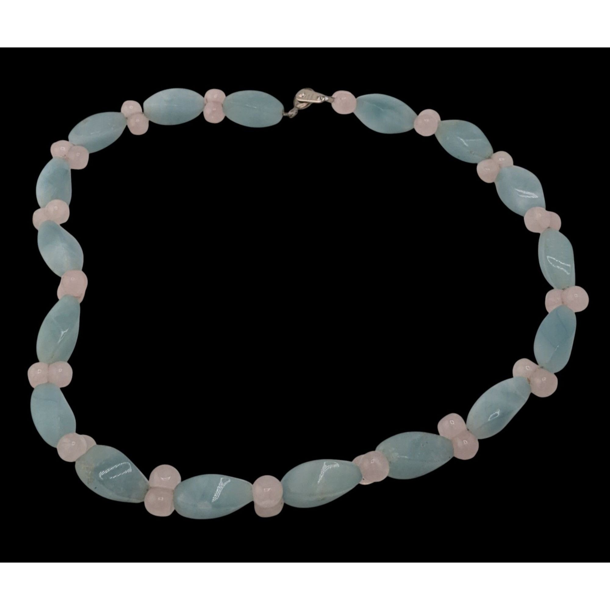Handmade Handmade Vintage Coquette Pastel Dyed Blue And Pink Quartz B Size ONE SIZE - 1 Thumbnail
