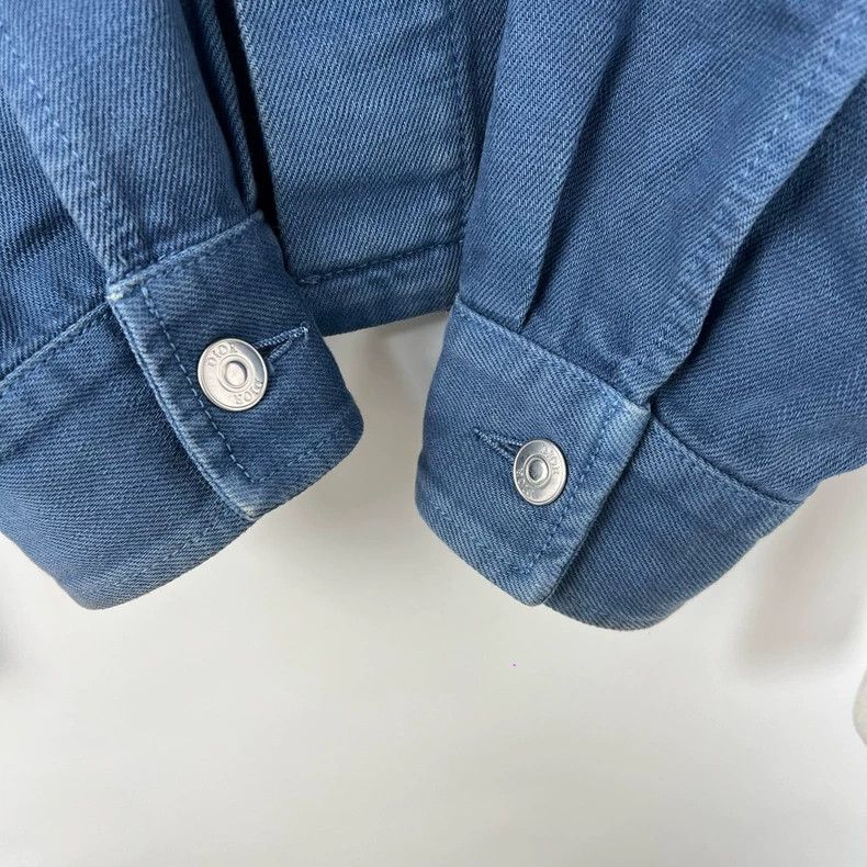 Dior Dior 1947 embroidered logo denim jacket 2505-Nextarrow Size US S / EU 44-46 / 1 - 4 Thumbnail