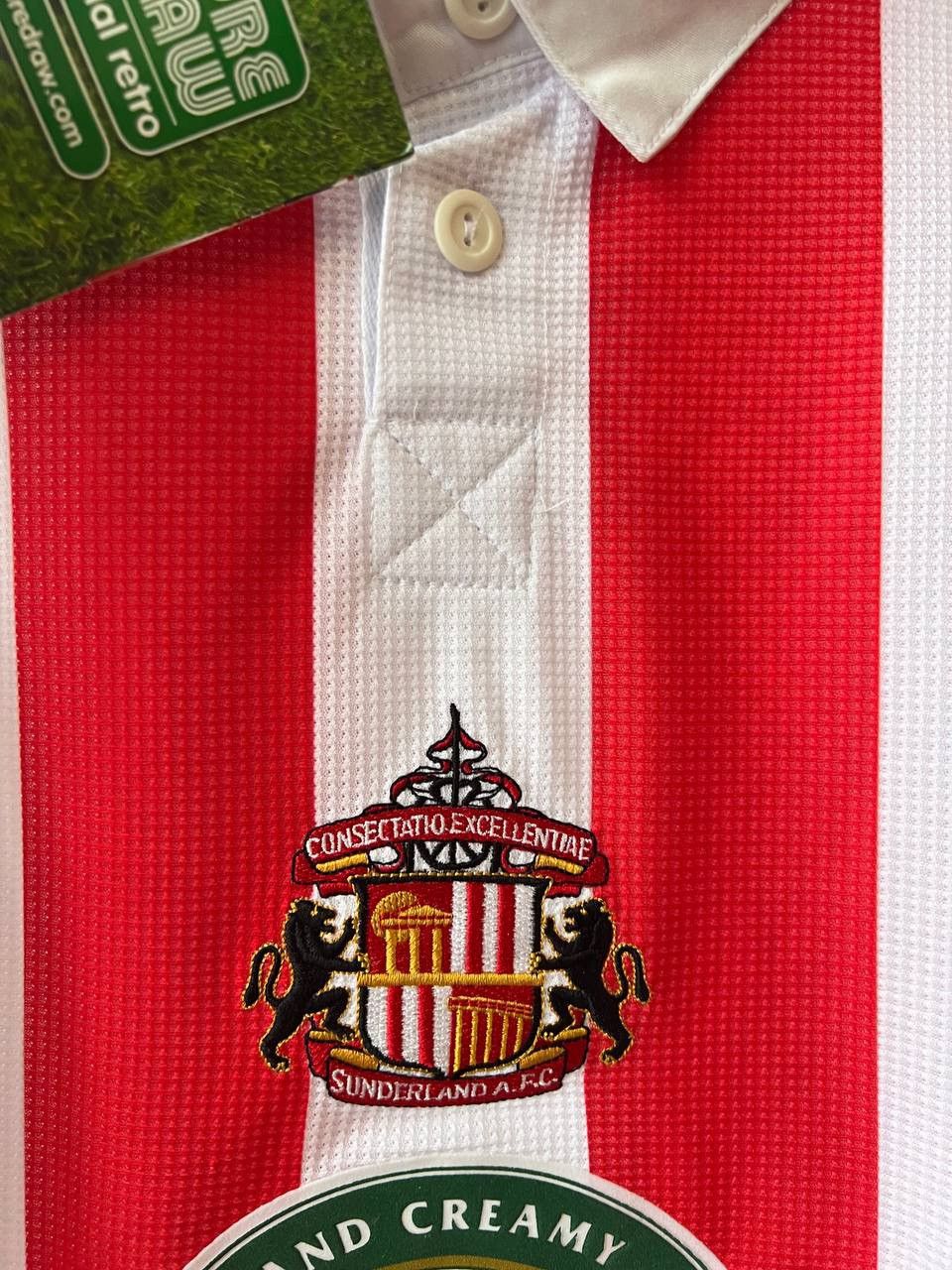 Vintage NEW! 1997/99 SUNDERLAND RETRO REMAKE HOME SOCCER JERSEY XL Size US XL / EU 56 / 4 - 7 Thumbnail