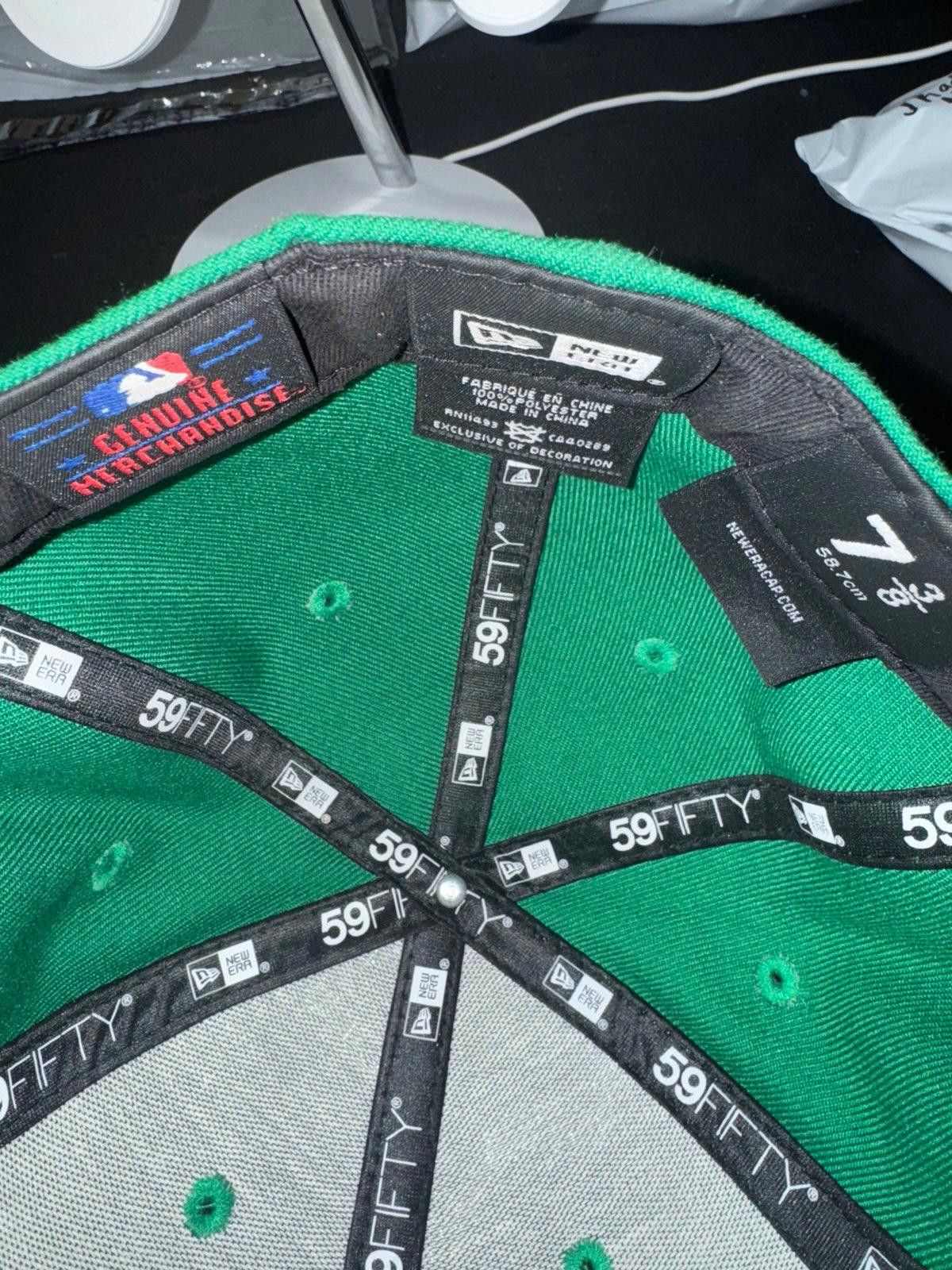 New Era New York Yankees New Era 59FIFTY Fitted Hat - Green 7 3/8 Size ONE SIZE - 8 Thumbnail