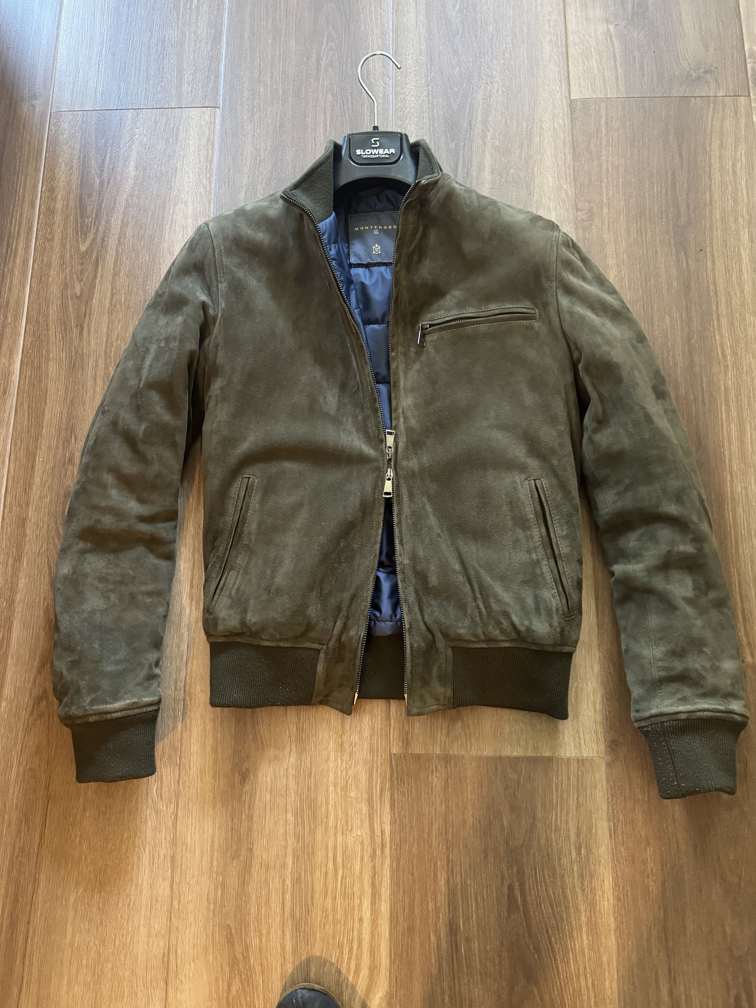 Montedoro Incotex Insulated Suede Bomber