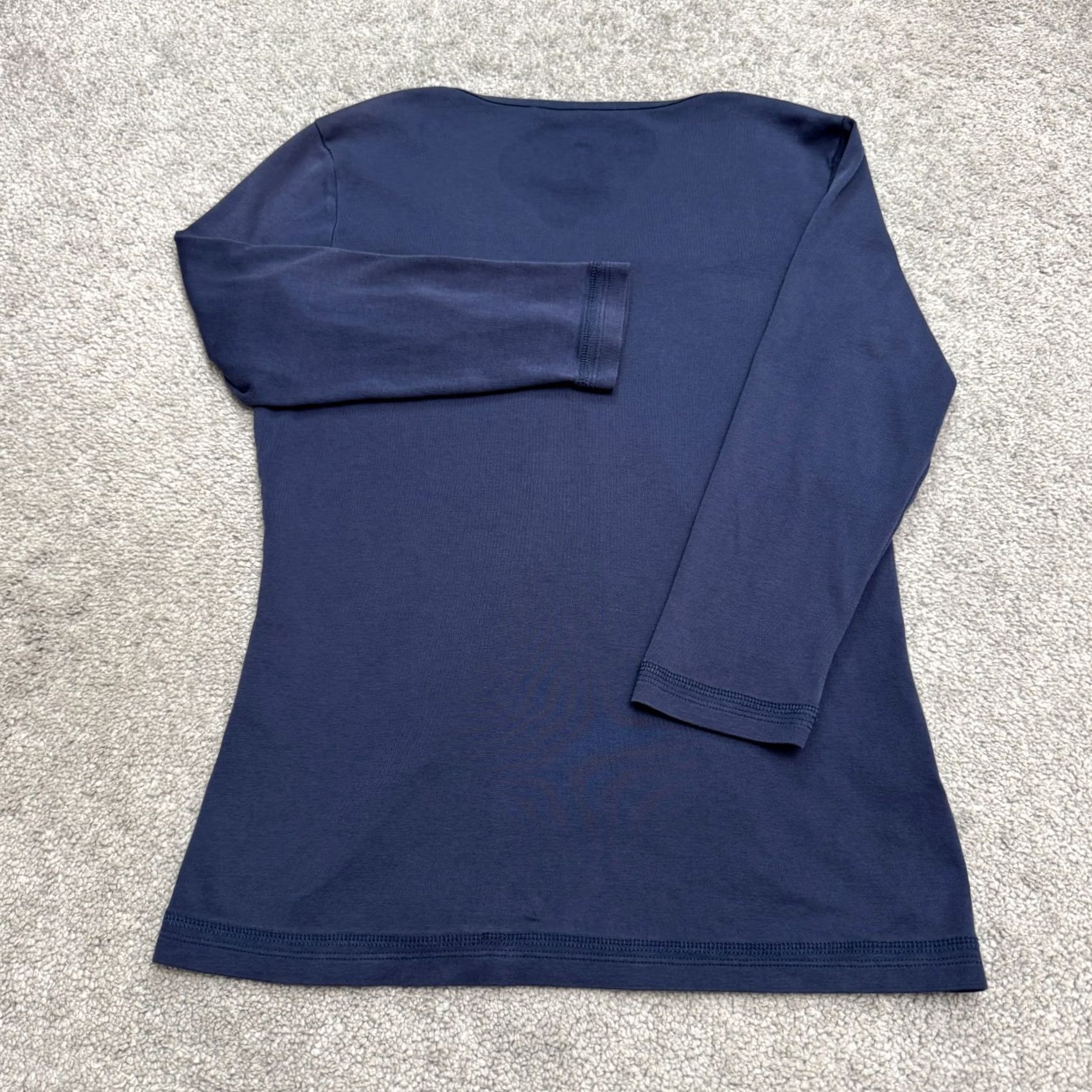 Gap Tommy Bahama Shirt Women Small Navy Blue Cotton Top 3/4 Sleeve Henley Shirt Womens Regular Size XL White Size XL / US 12-14 / IT 48-50 - 7 Thumbnail