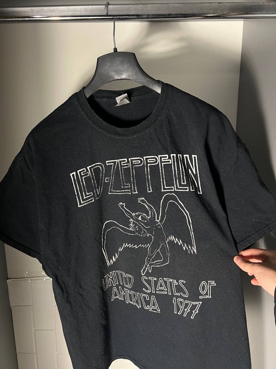 Band Tees VINTAGE LED ZIPPELIN TOUR ROCK T-SHIRT METAL PUNK Y2K 90s Size US XL / EU 56 / 4 - 2 Thumbnail