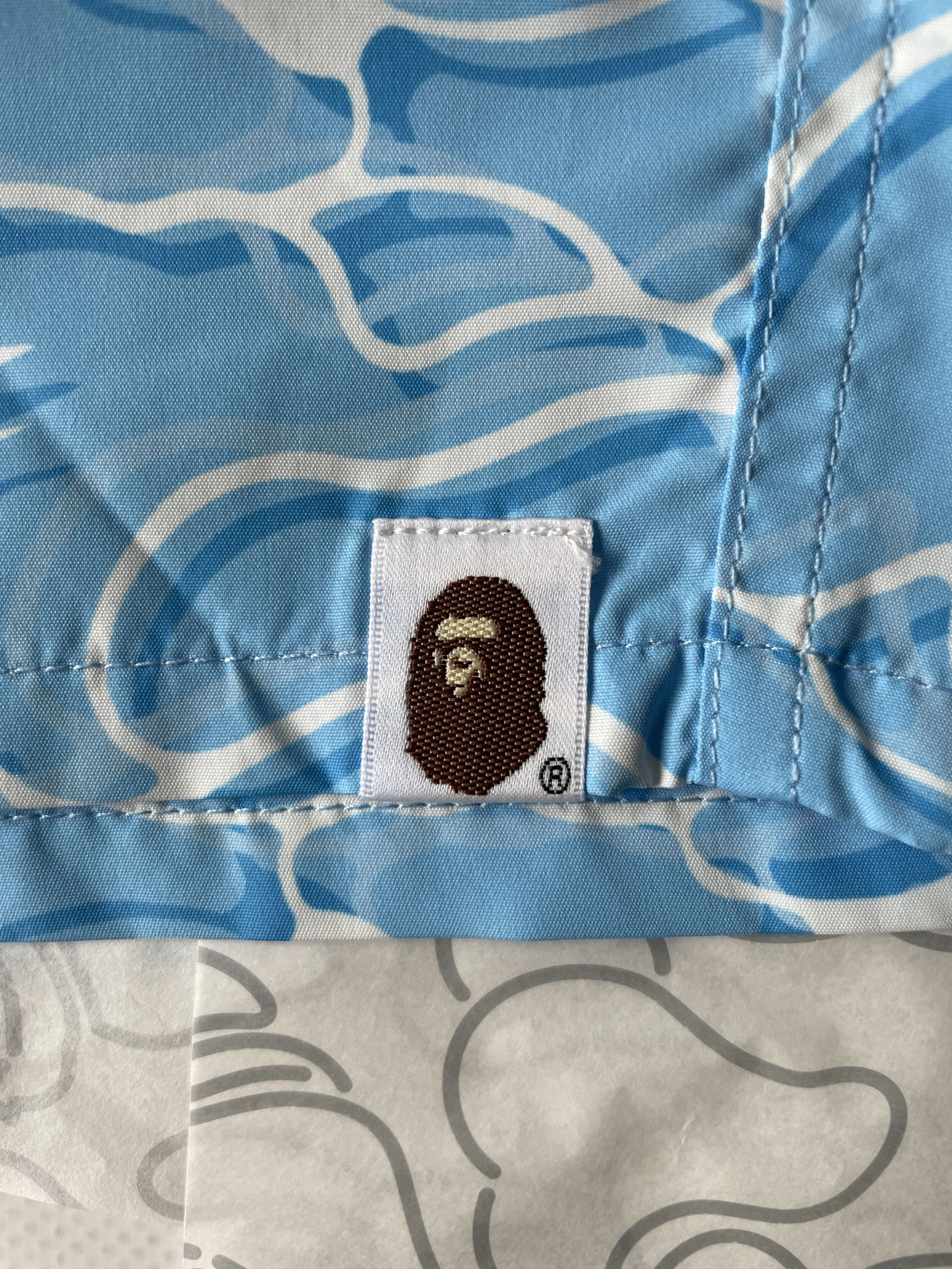 Bape ABC SEA SURFACE CAMO BEACH SHORTS Size US 34 / EU 50 - 6 Thumbnail