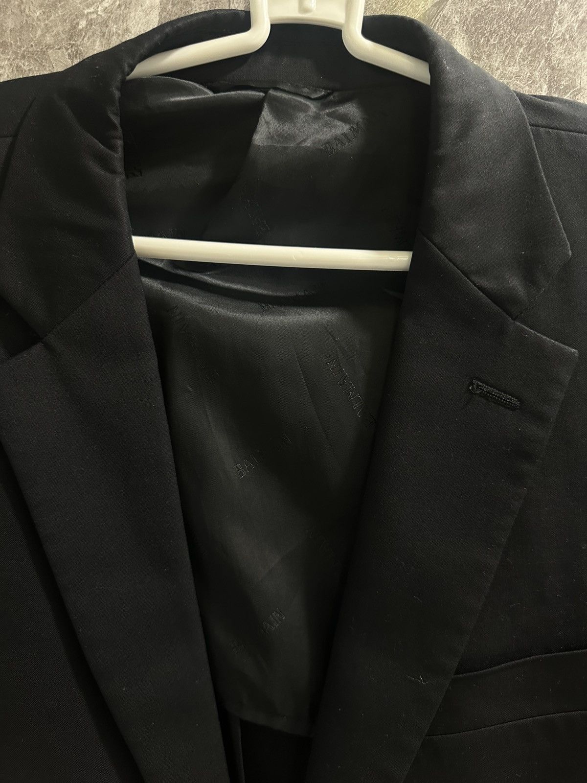Balmain Balmain Paris Blazer Strong Shoulders, Luxury Fit Size 54R - 3 Thumbnail
