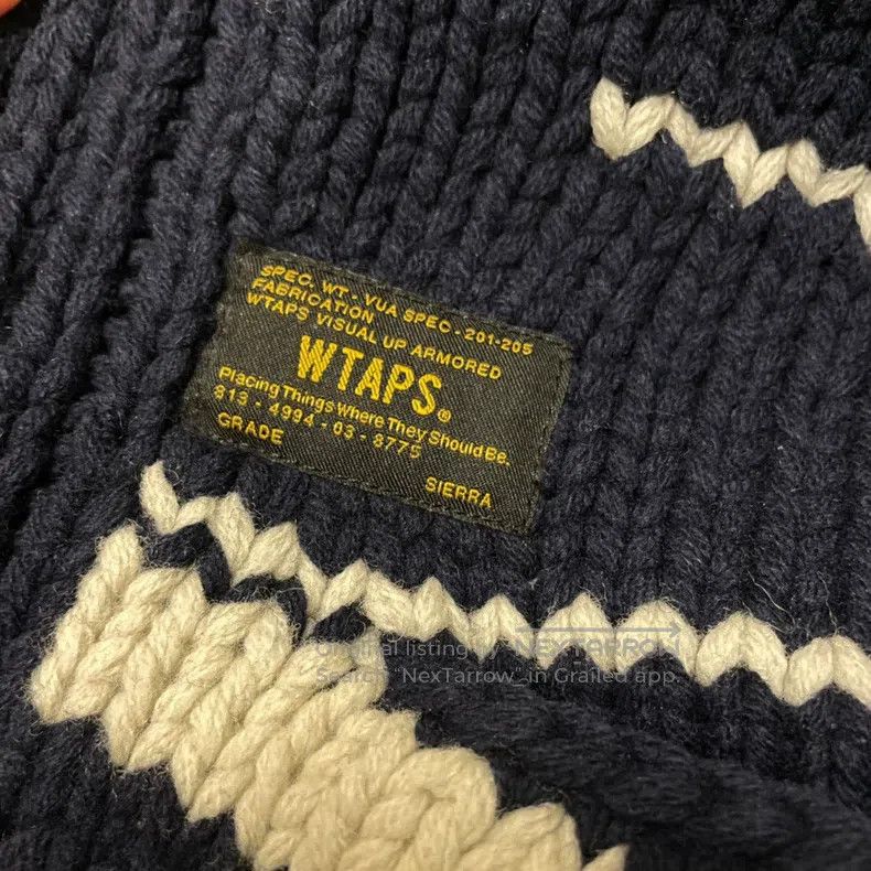 Wtaps Wtaps Dark blue sweater Size US S / EU 44-46 / 1 - 4 Thumbnail