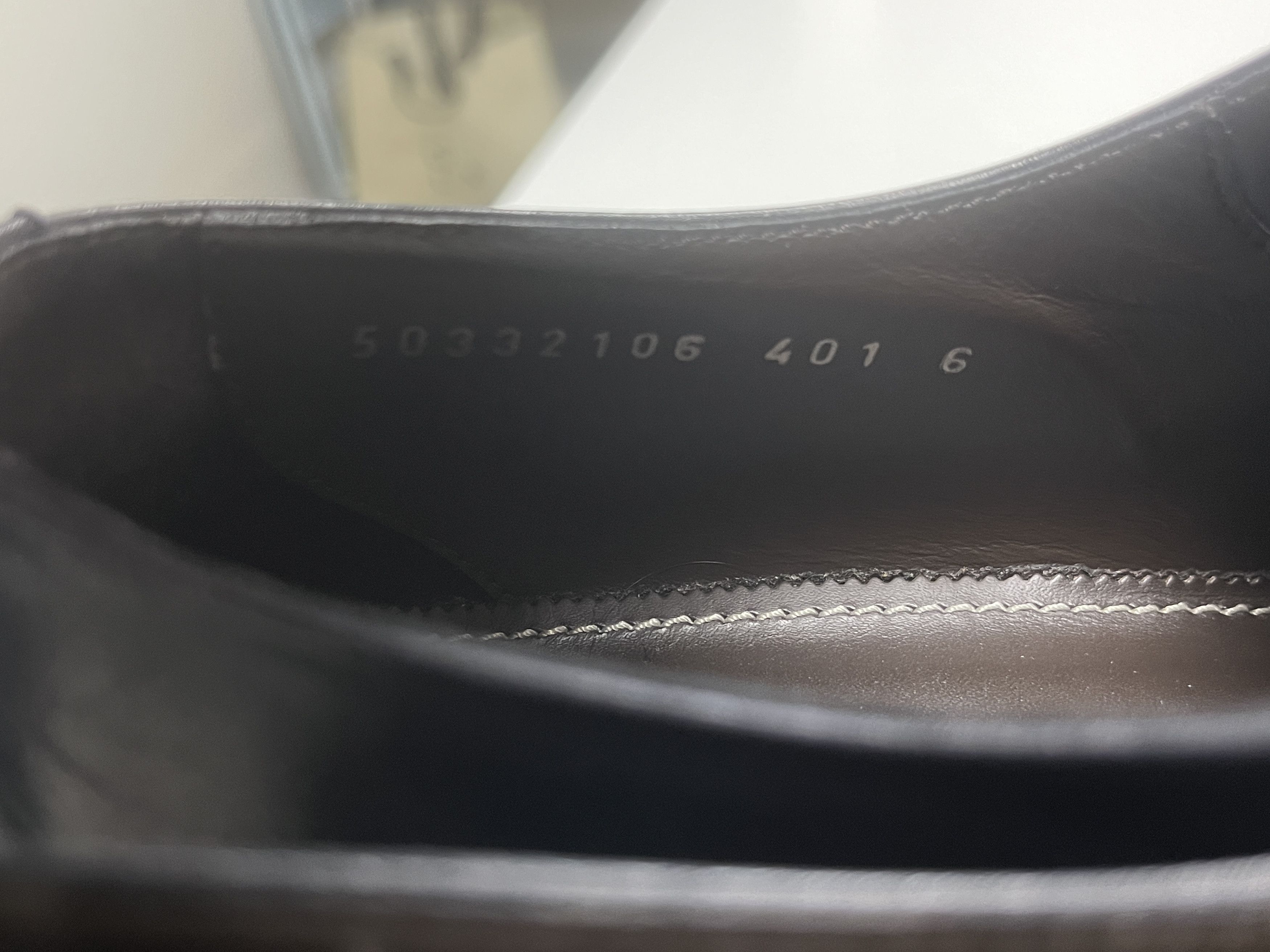 Hugo Boss Hugo Boss Lace-Up Dress Shoes Navy UK6(like eu41) Size US 7 / EU 40 - 9 Thumbnail