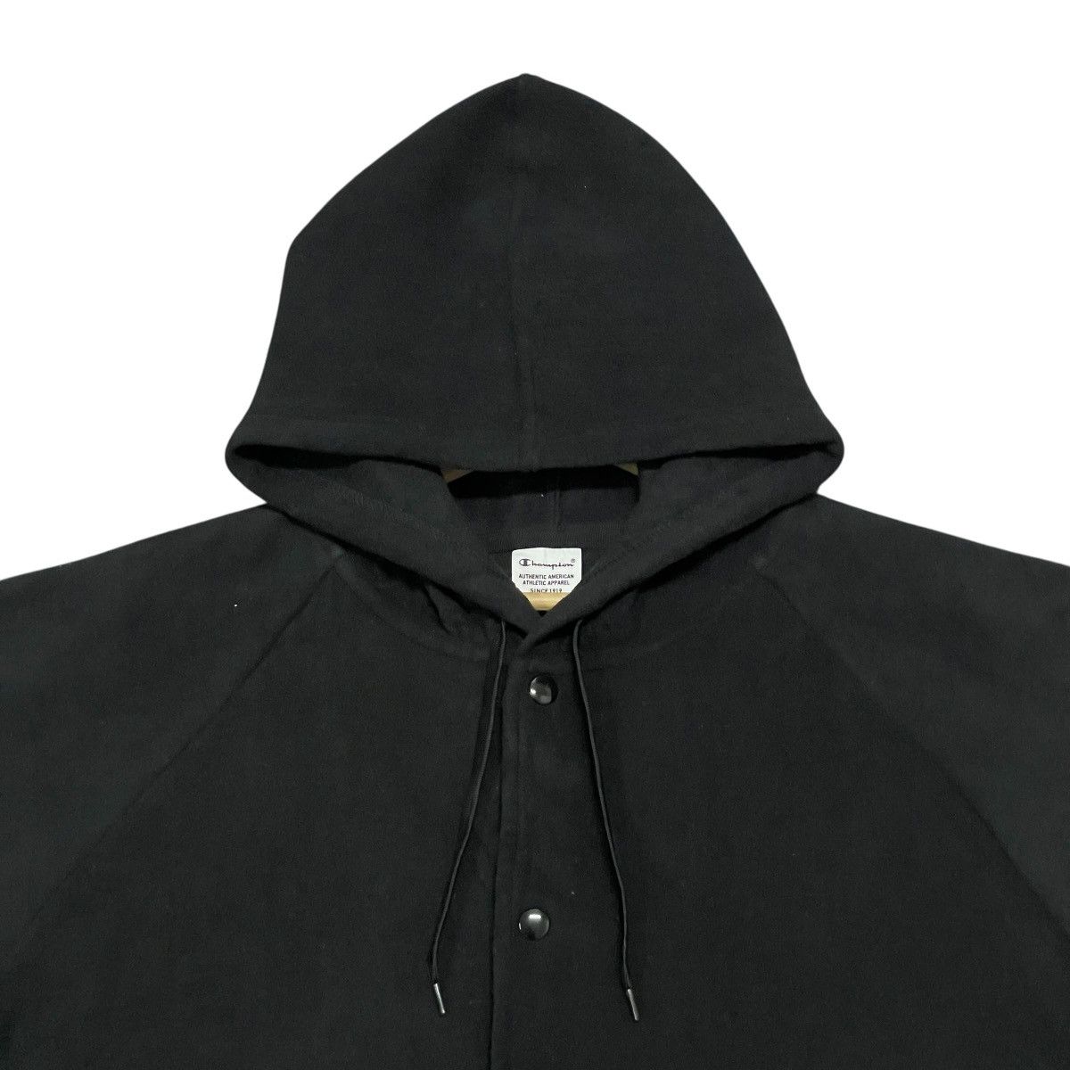 Champion Champion Japan Exclusive Black Hooded Coach Varsity Jacket Size US XL / EU 56 / 4 - 6 Thumbnail
