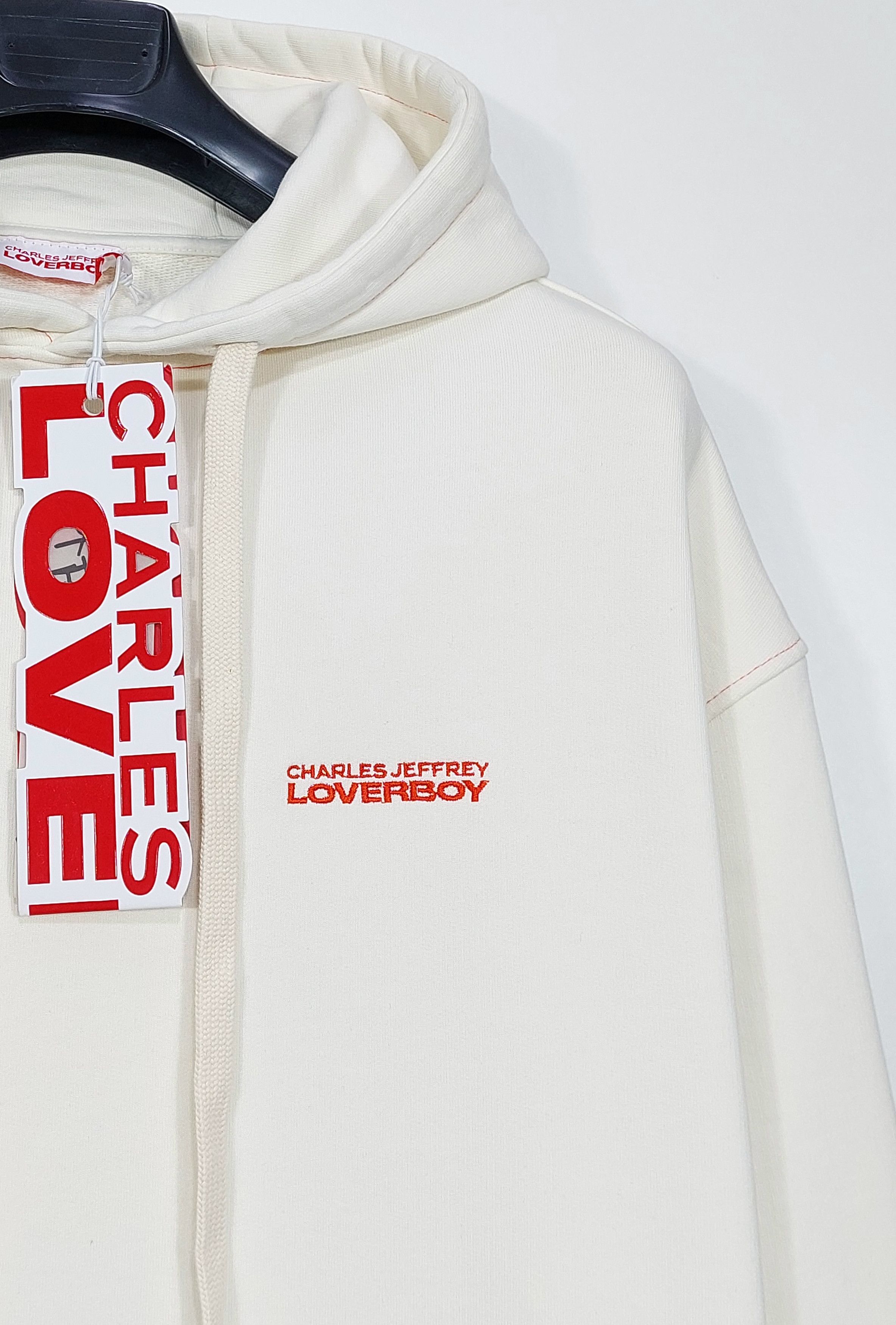 Charles Jeffrey LOVERBOY print hoodie - off-white XS Size US XS / EU 42 / 0 - 6 Thumbnail