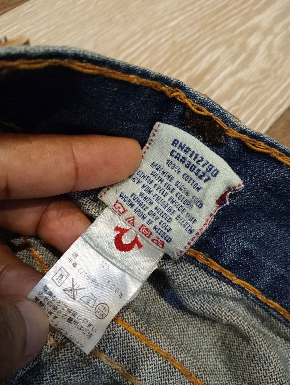 True Religion VINTAGE TRUE RELIGION WASHED BLUE DENIM PANTS Size US 29 - 13 Thumbnail