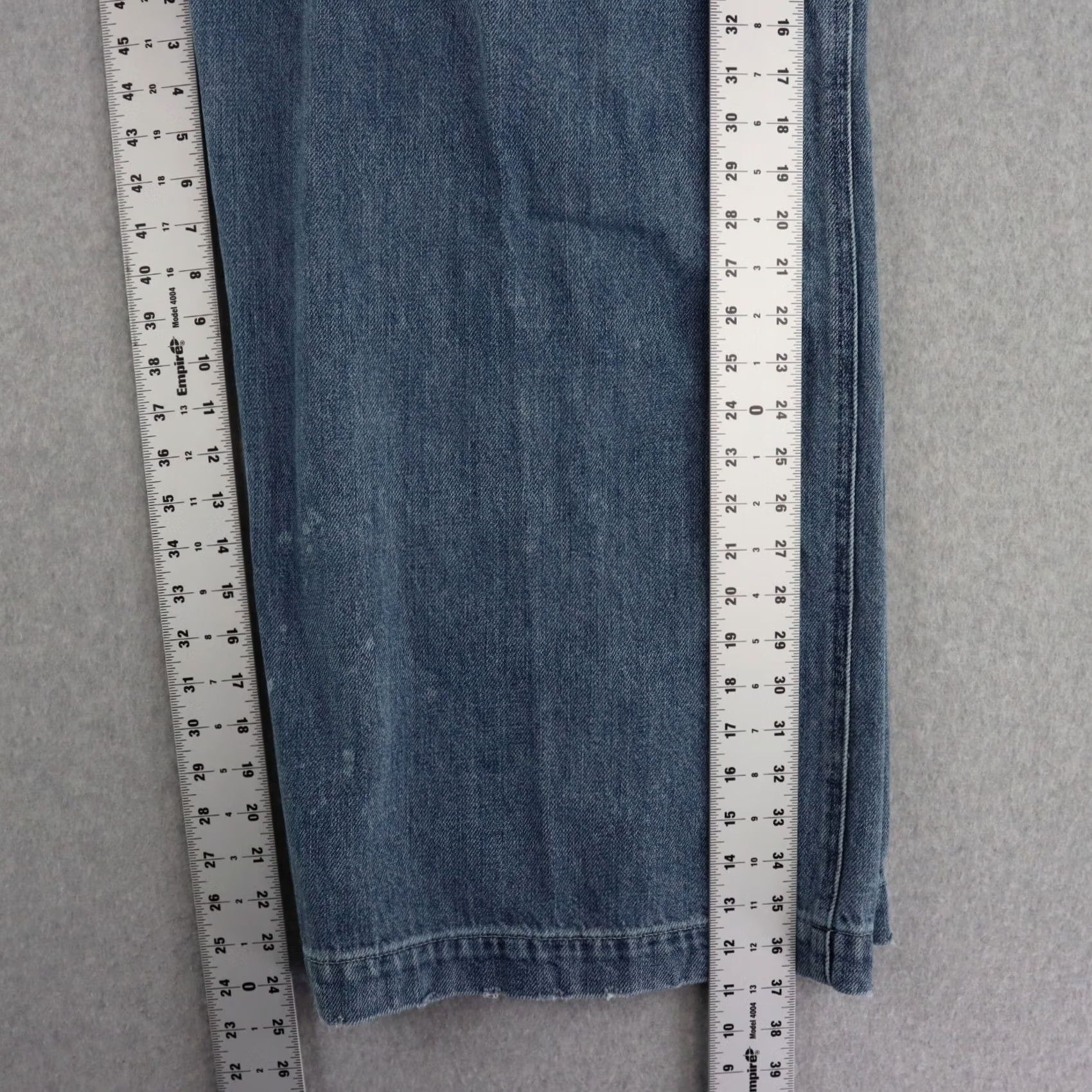 Vintage WE THE FREE Pants Womens Size 30 Denim Track Wide Leg Light Blue 30x25 Size 30" / US 8 / IT 44 - 6 Thumbnail