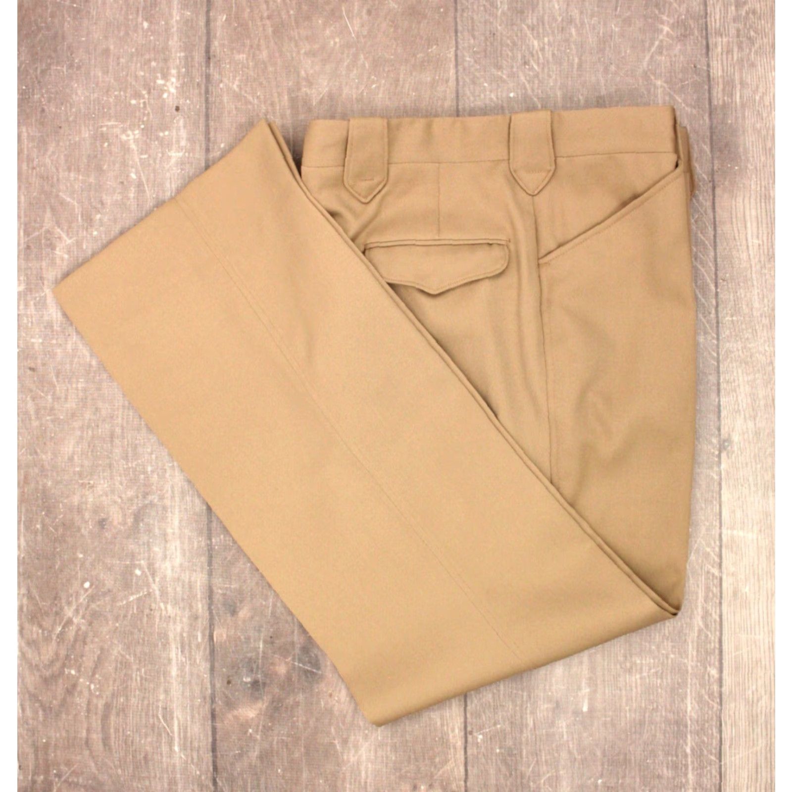 Vintage VINTAGE American Craftsman Western Style Khaki Leisure Suit Mens 1970s Polyester Sz L 70s Size 42R - 6 Thumbnail