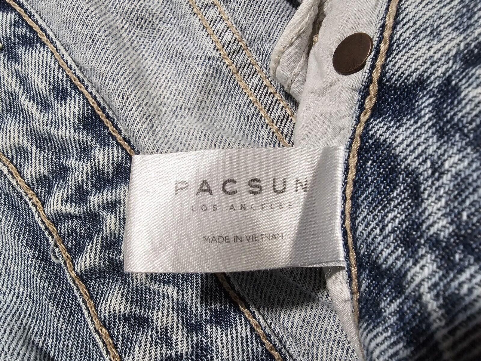 Pacsun Pacsun M Mom Jeans Light Wash Straight Leg Approx 32x27 Size 32" / US 10 / IT 46 - 5 Thumbnail
