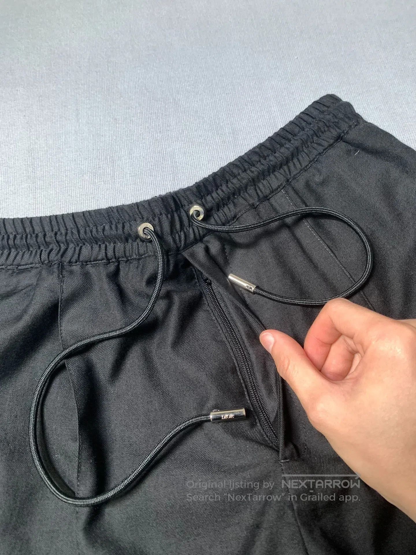Dior Dior Drawstring Wool Pleated Pants. Size US 30 / EU 46 - 4 Thumbnail