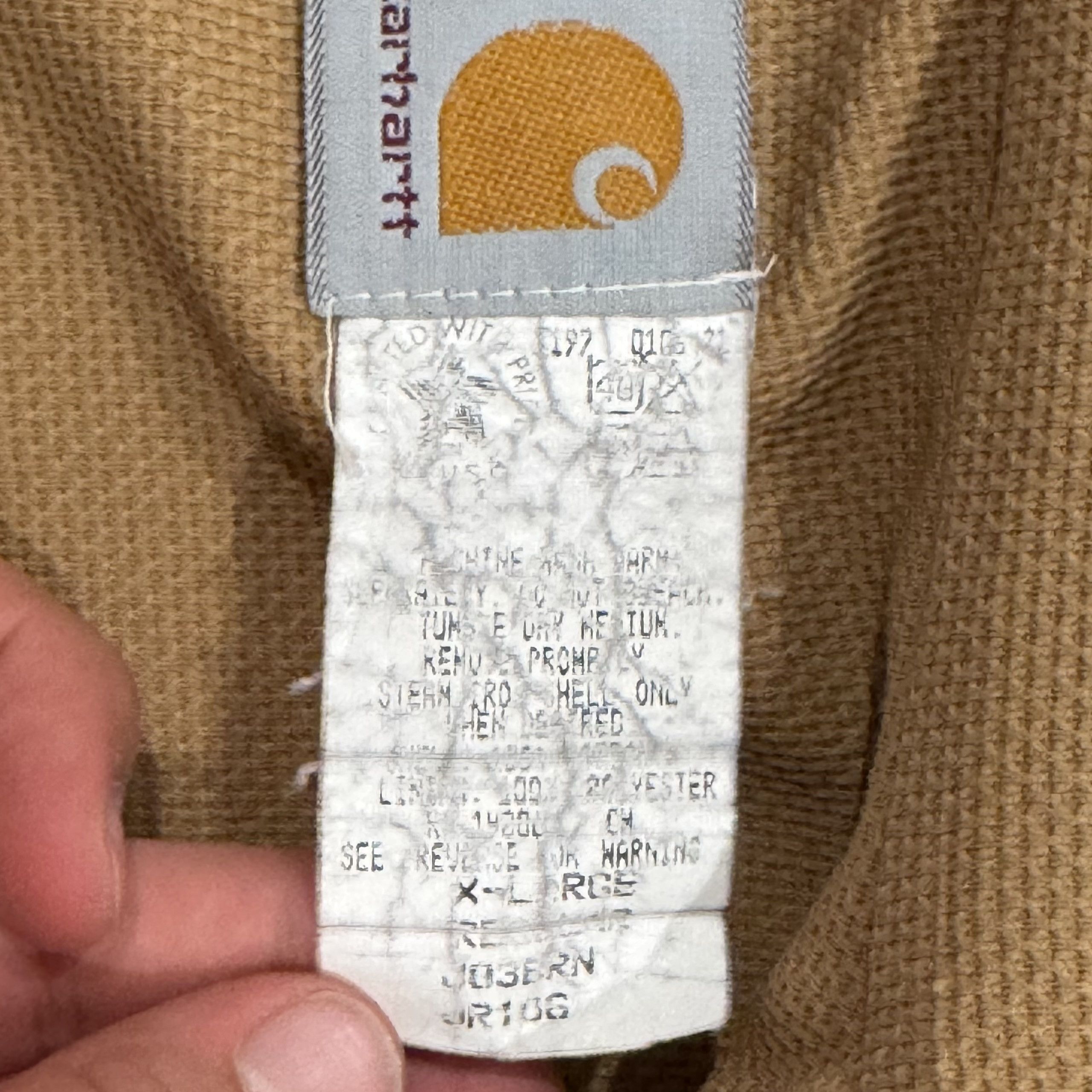 Carhartt Carhartt Men's Tan and Brown Jacket Size US L / EU 52-54 / 3 - 3 Thumbnail