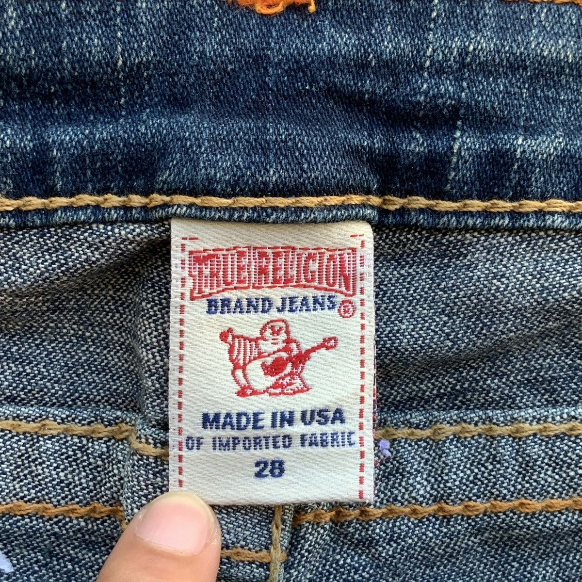 Miss Sixty × True Religion Y2K VINTAGE TRUE RELIGION STRETCH FLARE JEANS Size 28" / US 6 / IT 42 - 7 Thumbnail