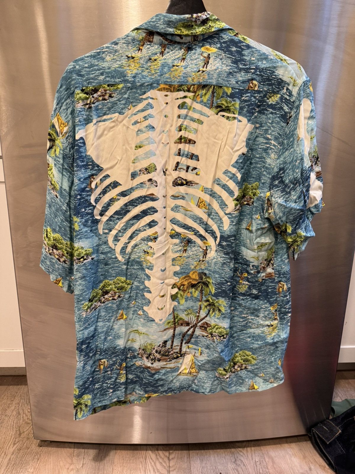 Kapital Kapital Bones Shirt Size 3 Kamekameha Bone Aloha Shirt Size US L / EU 52-54 / 3 - 5 Thumbnail