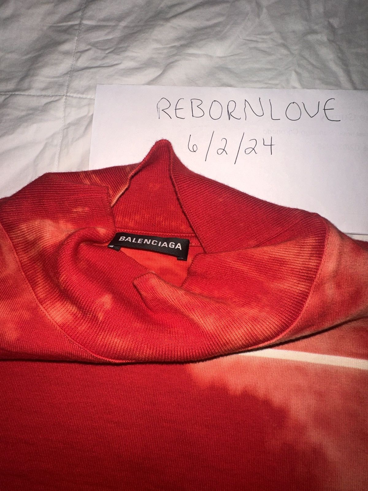 Balenciaga Balenciaga Bleached tie dyed Sweater Size US XS / EU 42 / 0 - 6 Thumbnail
