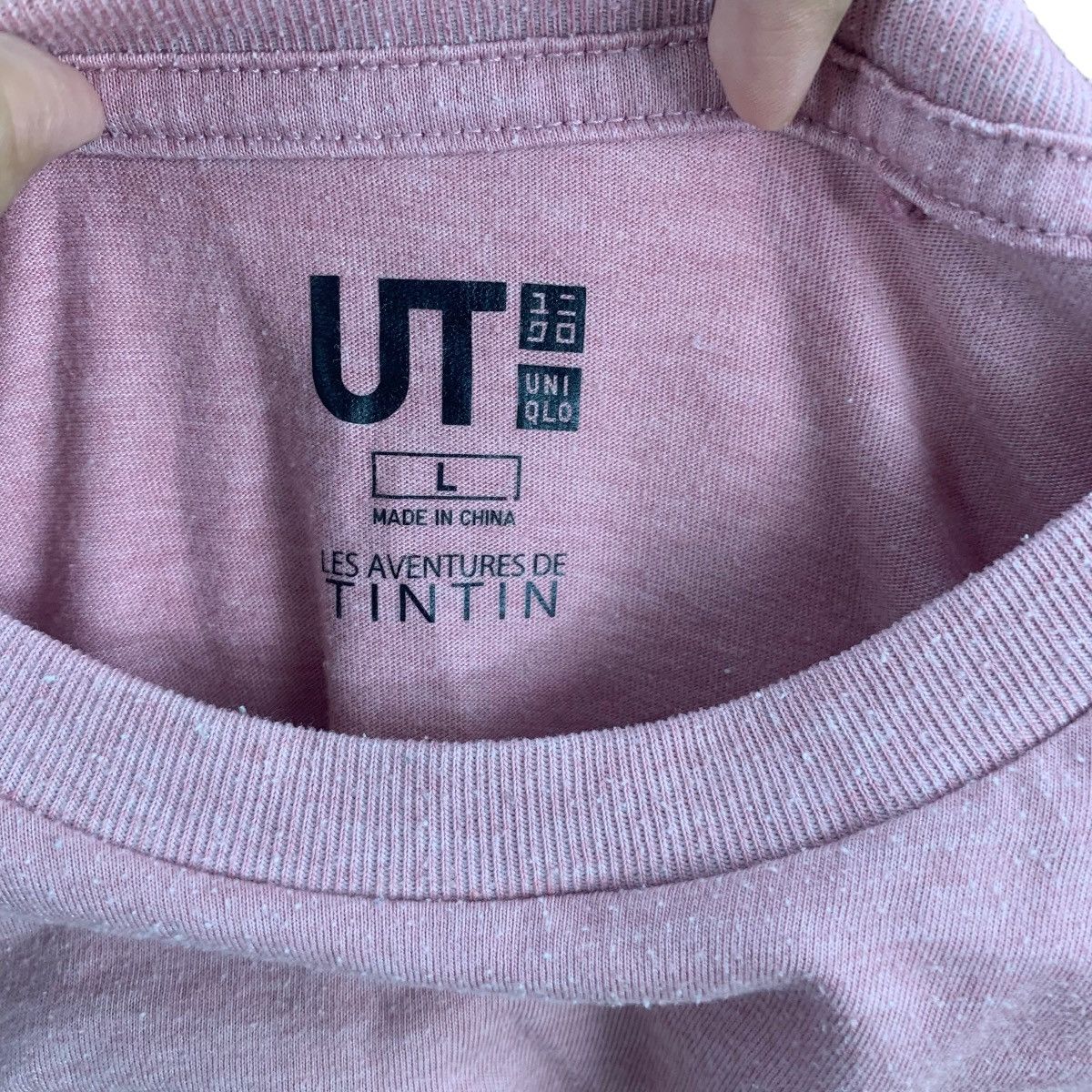 Uniqlo UNIQLO x THE ADVENTURES OF TINTIN 2015 Collection Tee Shirt Size US L / EU 52-54 / 3 - 6 Thumbnail