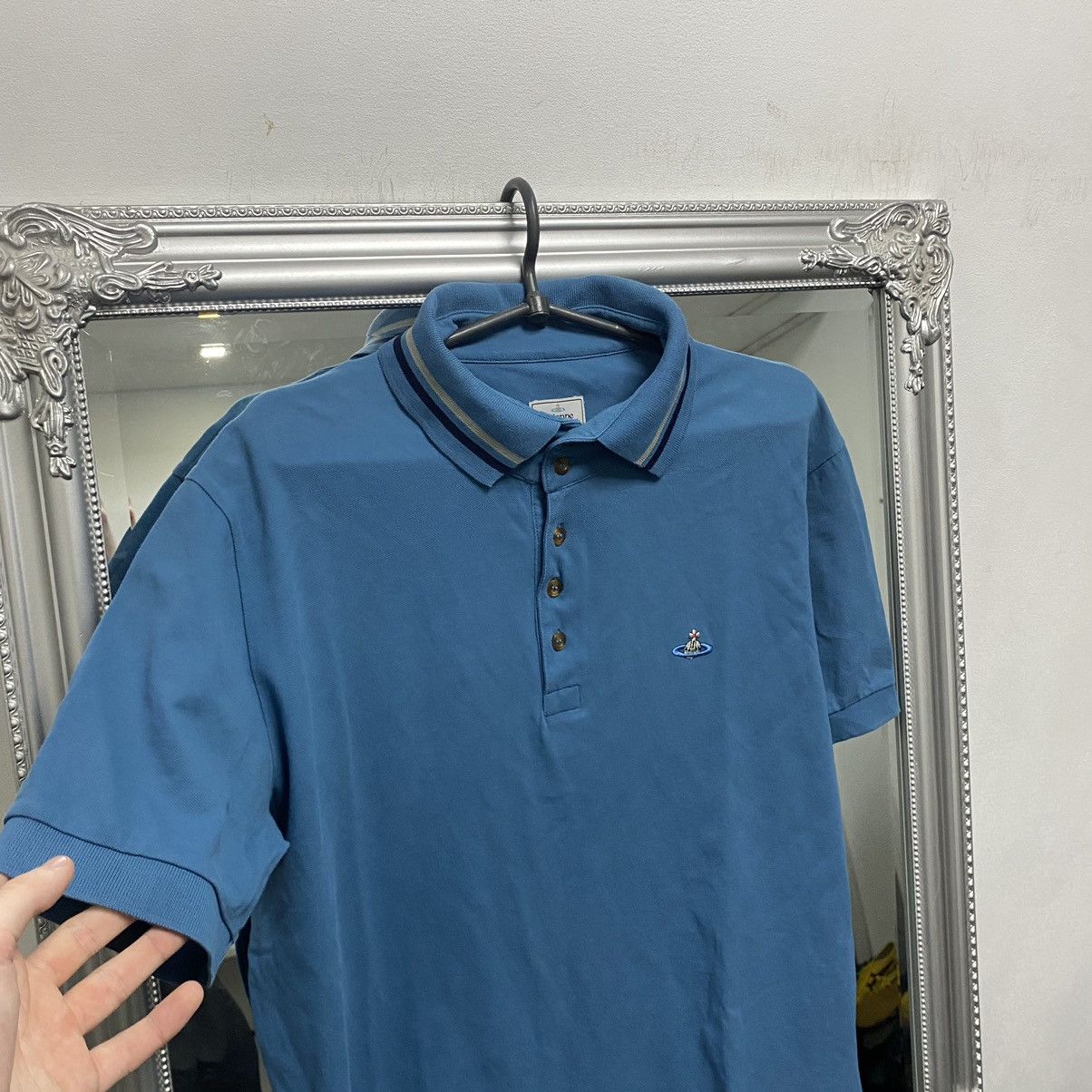 Vivienne Westwood Vintage Vivienne Westwood polo shirt Size US L / EU 52-54 / 3 - 4 Thumbnail