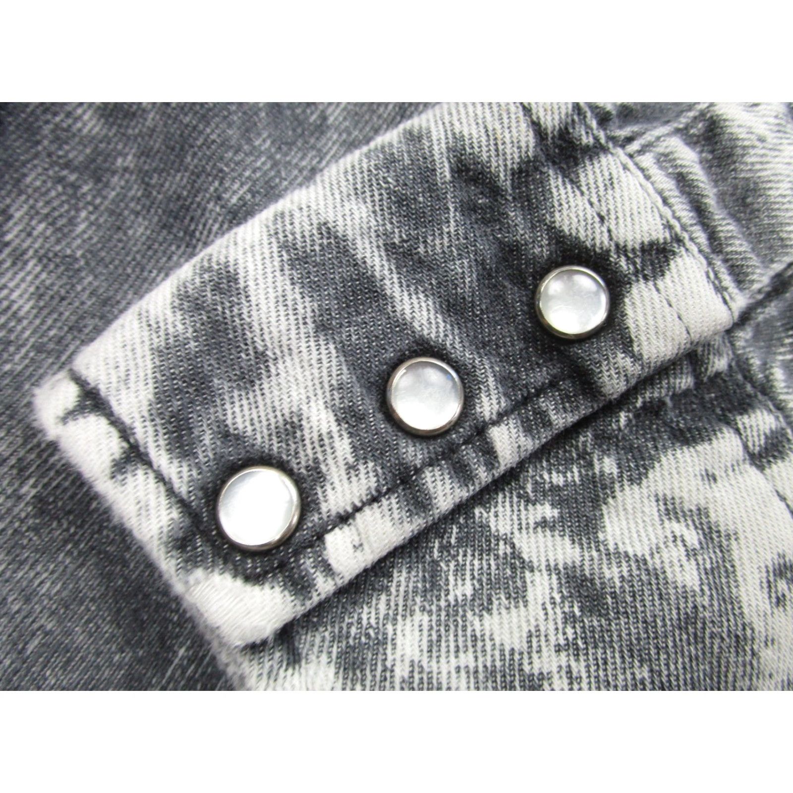 Vintage Panhandle Slim Men's Medium Gray Western Shirt Long Sleeve Snap Front Cotton Size US M / EU 48-50 / 2 - 5 Thumbnail