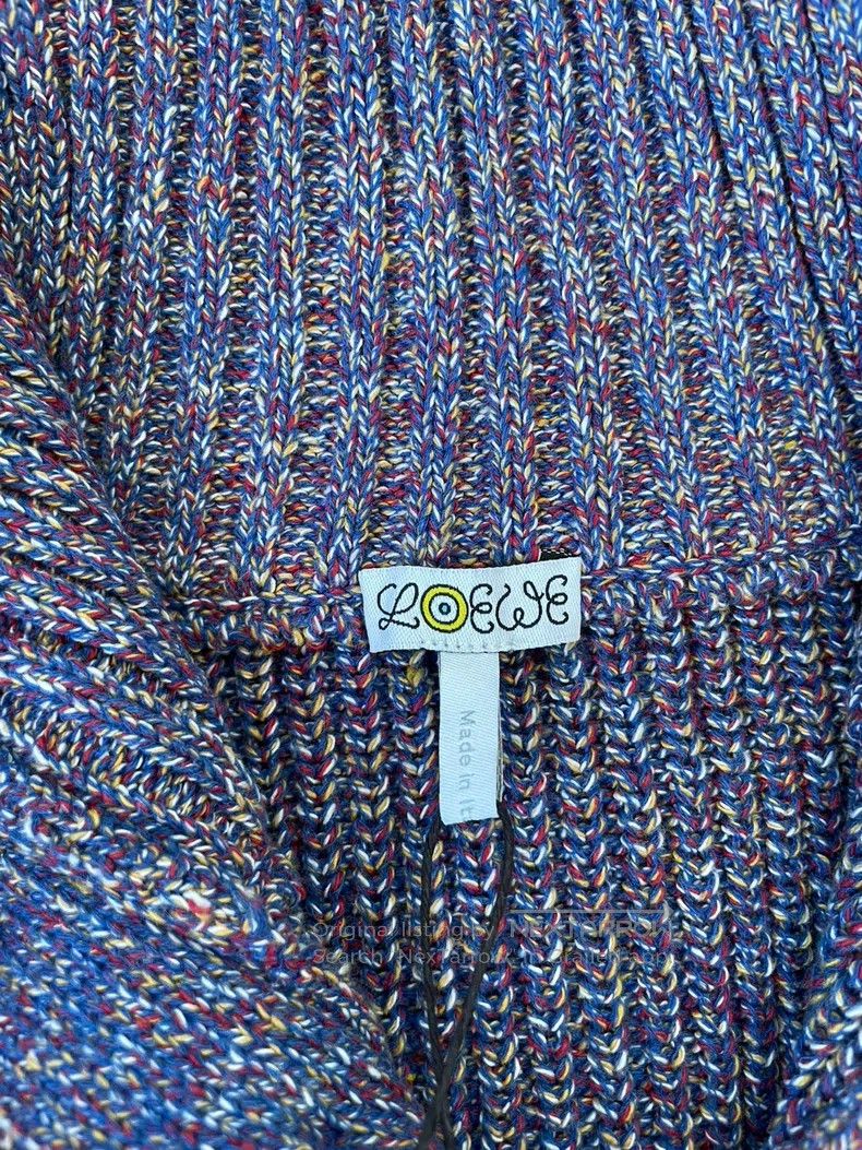 Loewe Loewe Men's Half High Neck Mixed Fabric Sleeve Label Sweat Size US S / EU 44-46 / 1 - 4 Thumbnail