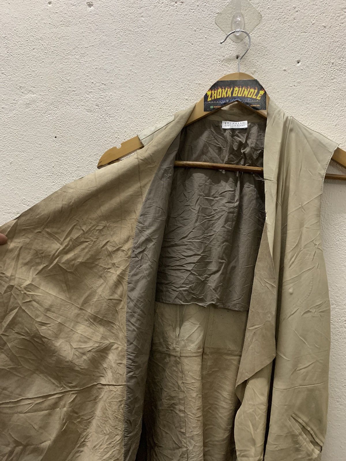 Brunello Cucinelli × Leather Vintage Brunello Cucinelli Real Leather Size S / US 4 / IT 40 - 2 Thumbnail