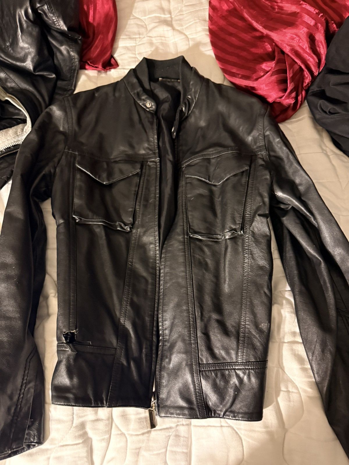 Levi's Levi’s Black Leather Jacket Size US S / EU 44-46 / 1 - 1 Thumbnail