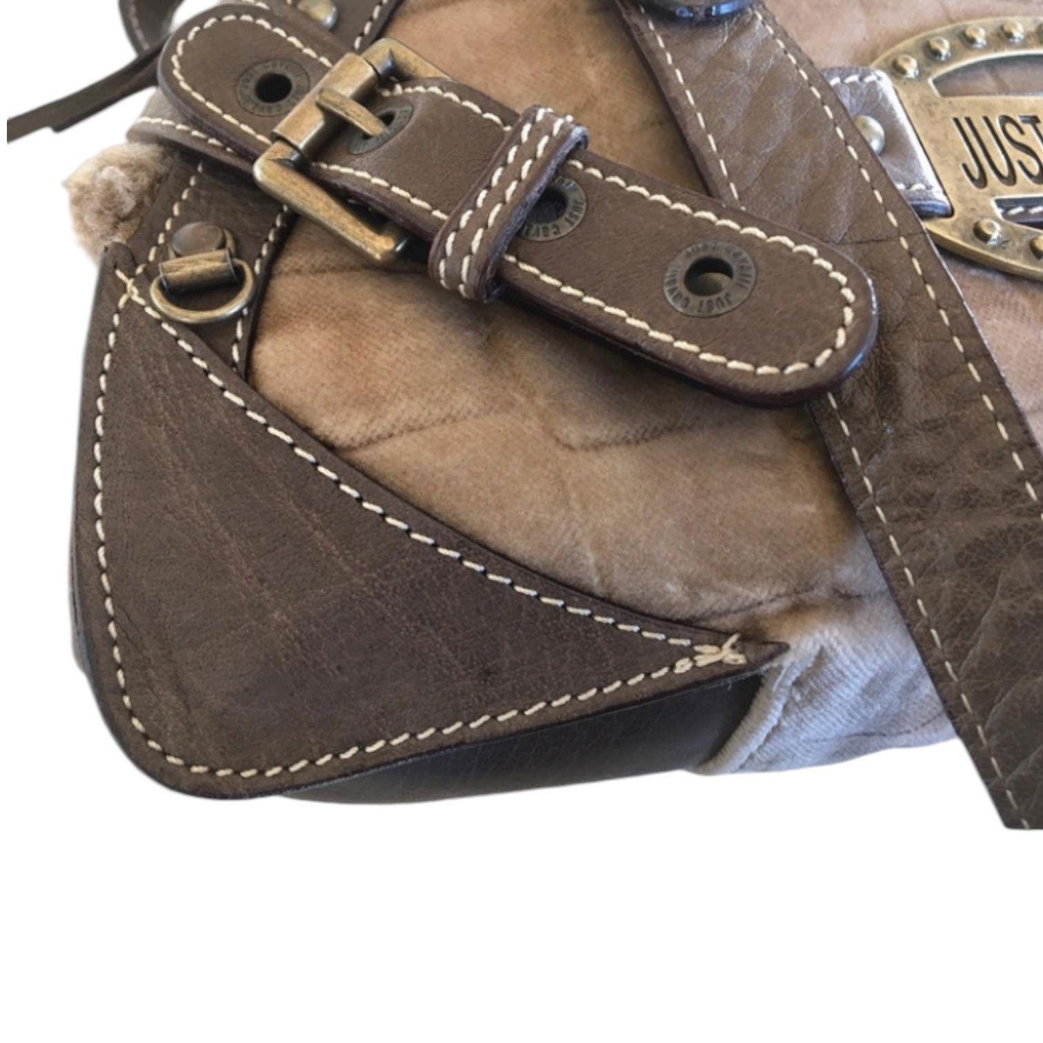Roberto Cavalli The Cavalli Furry Leather Bag Size ONE SIZE - 2 Thumbnail