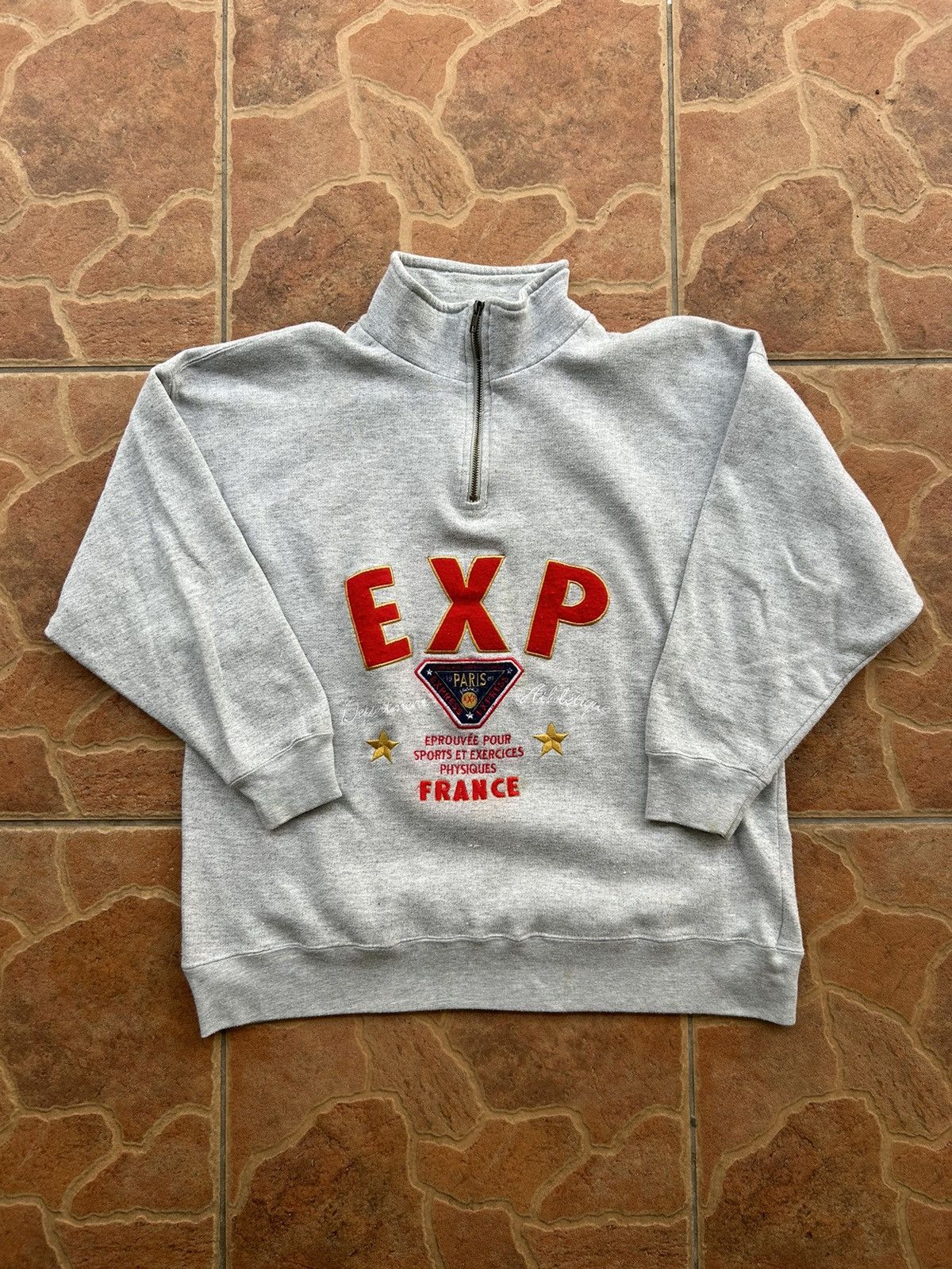 Vintage Paris France sports sweater