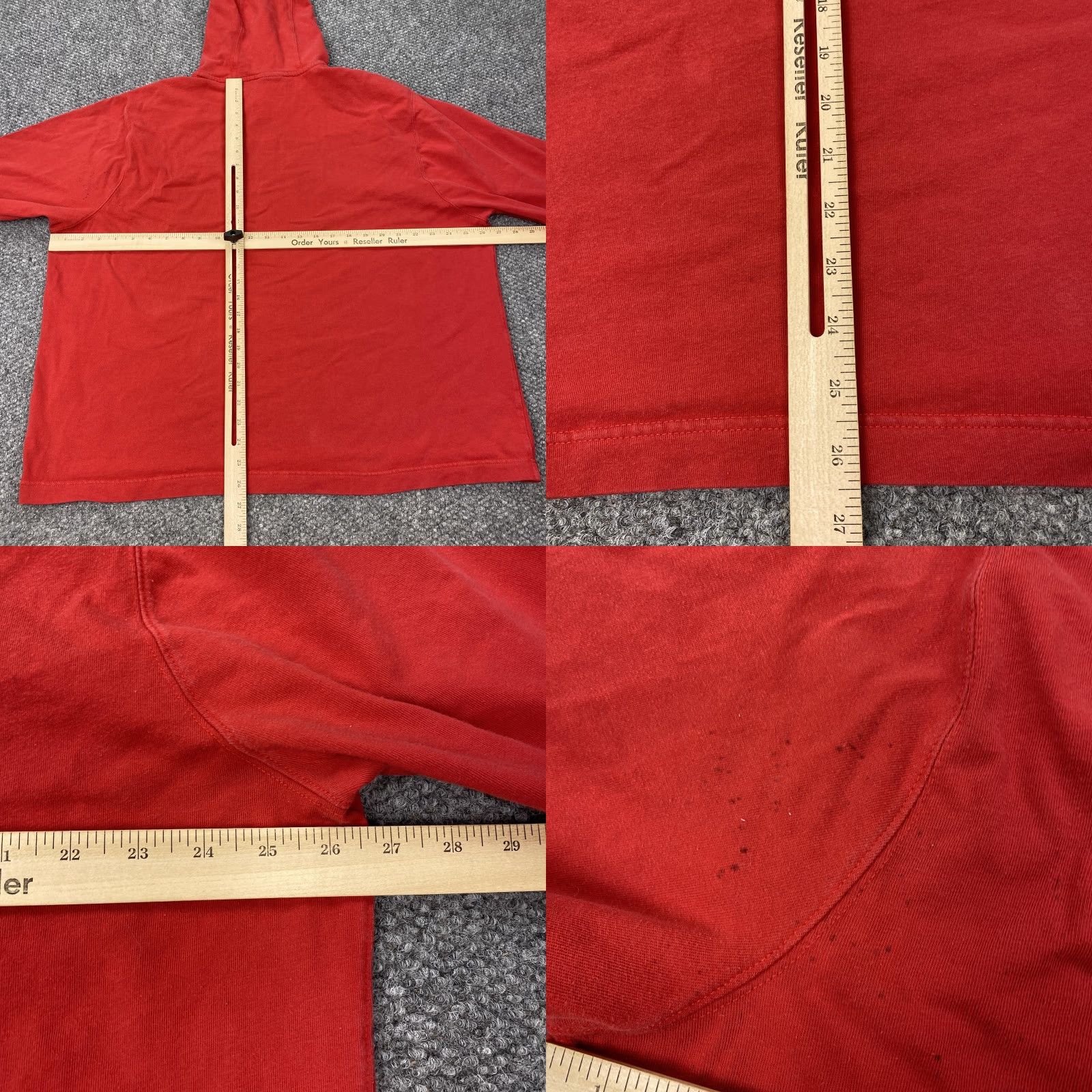 Nike Nike Hoodie Mens 2XL Red Embroidered Swoosh Sweatshirt Cotton Pullover Casual Clothing Size US XXL / EU 58 / 5 - 8 Thumbnail