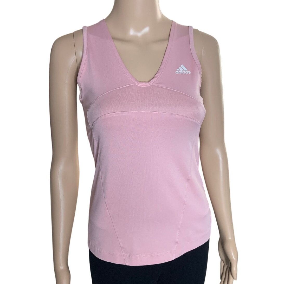 Adidas Adidas Women's Small Workout Training Vest Tank Top Pink Size S / US 4 / IT 40 - 1 Thumbnail